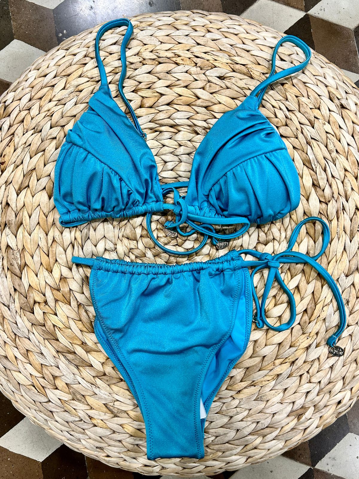 BIKINI TRIANGOLO DRAPPEGGIO DONNA