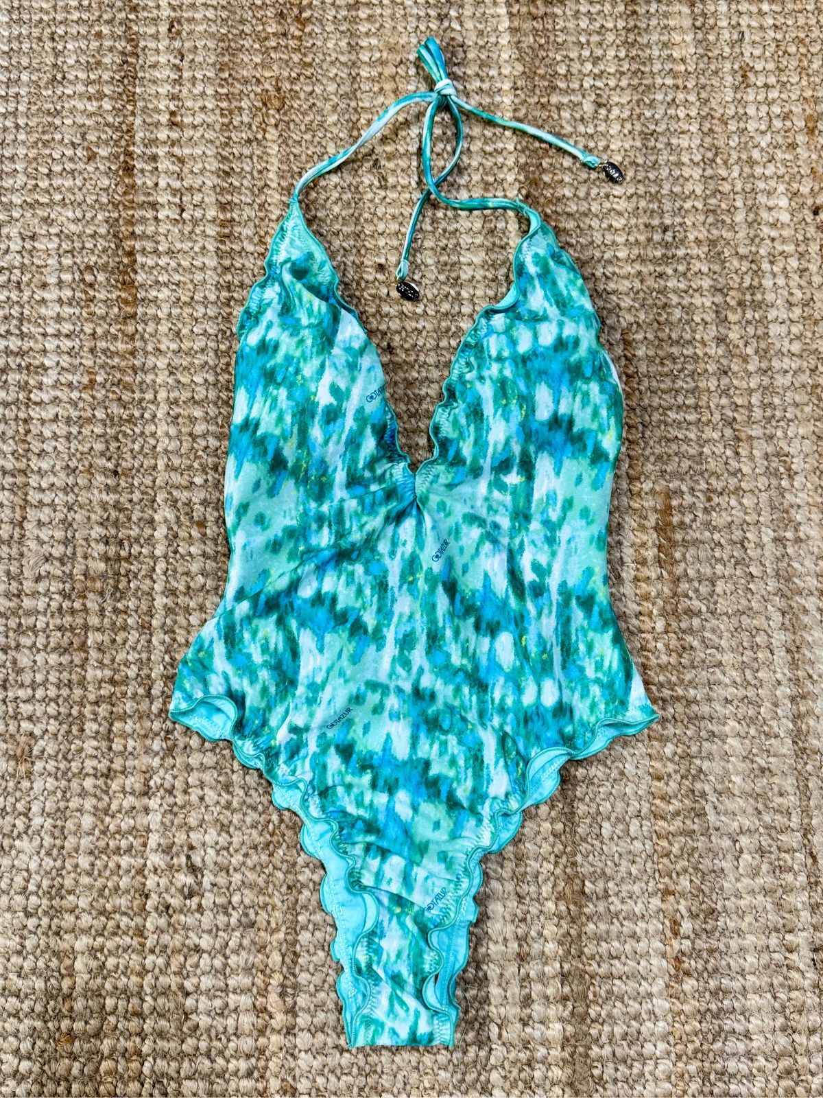 Costume intero Cotazur in lycra fantasia multicolor