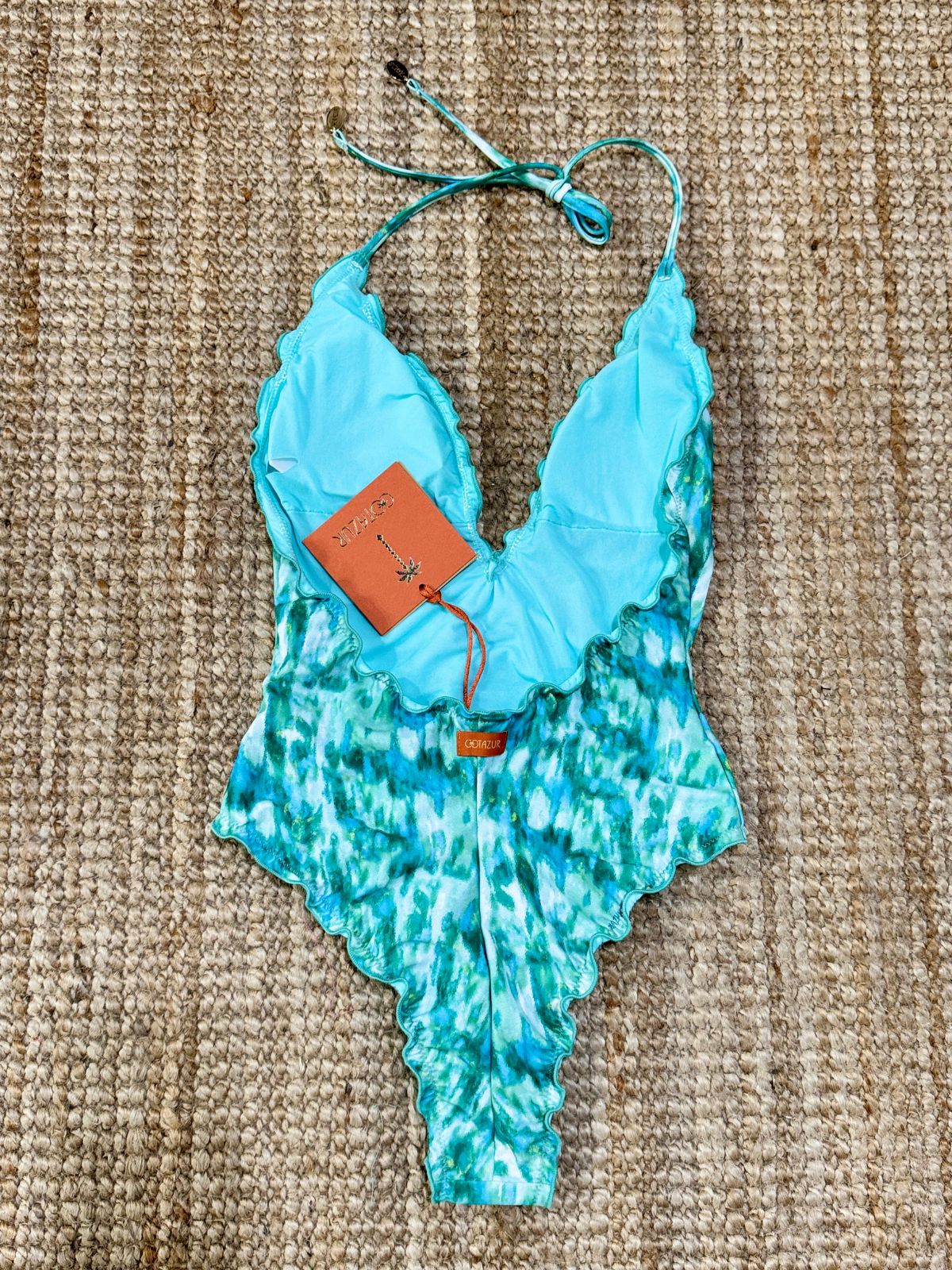 Costume intero Cotazur in lycra fantasia multicolor