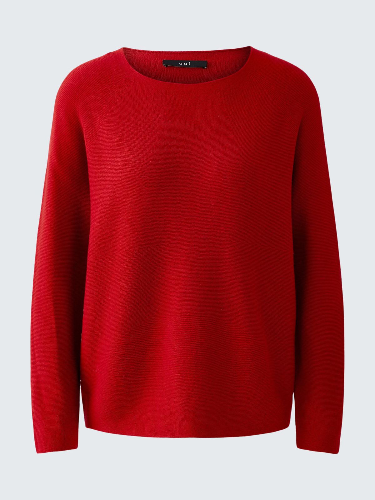 Maglia girocollo rossa