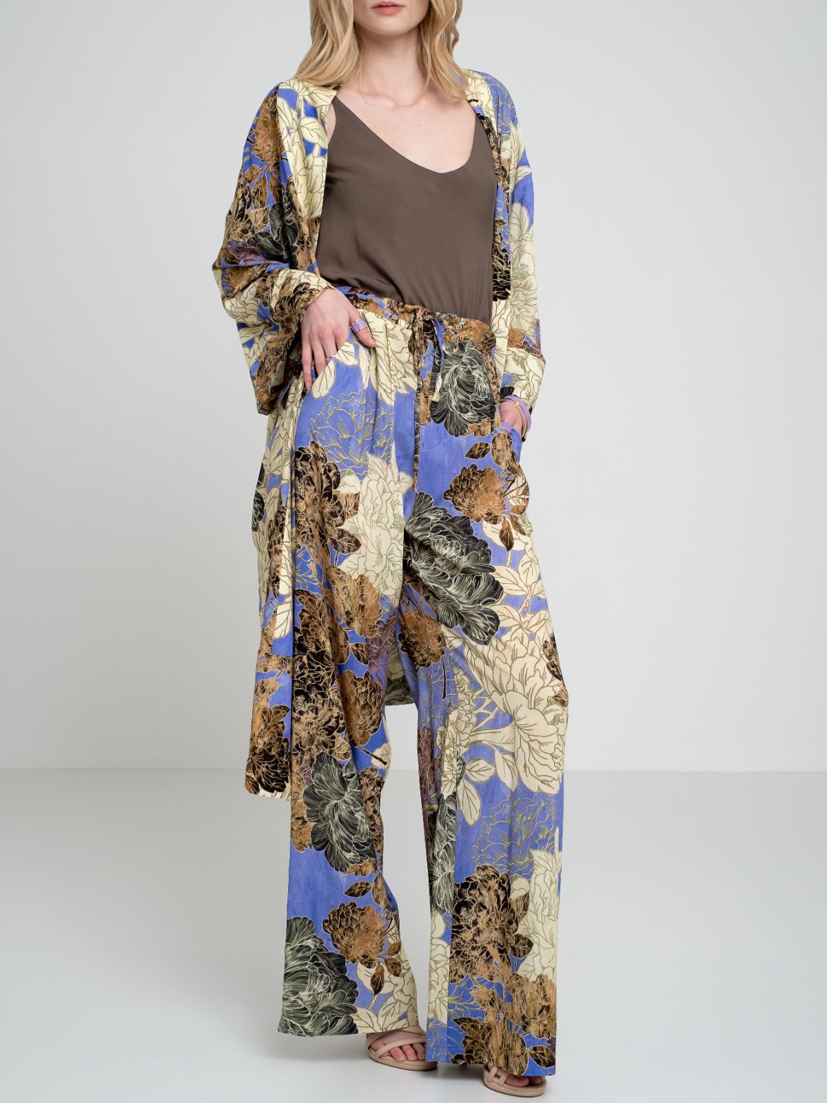 Pantalone kimono fantasia