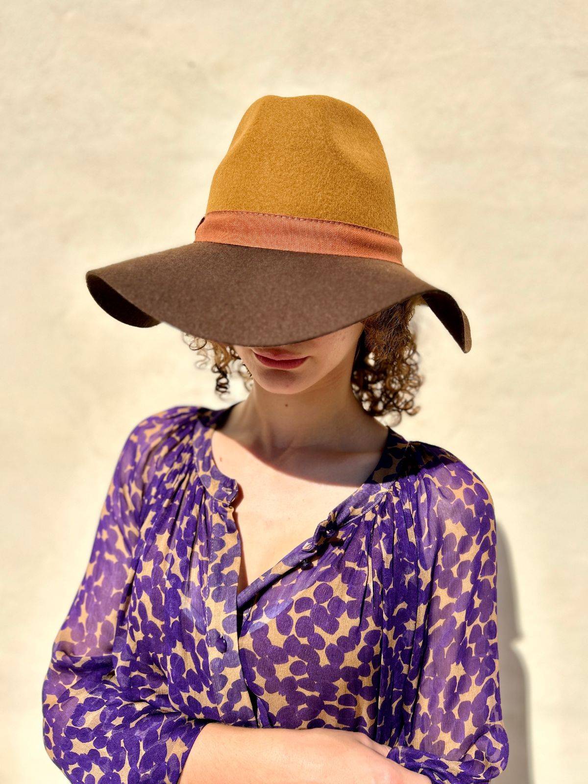 Cappello Bicolore in lana