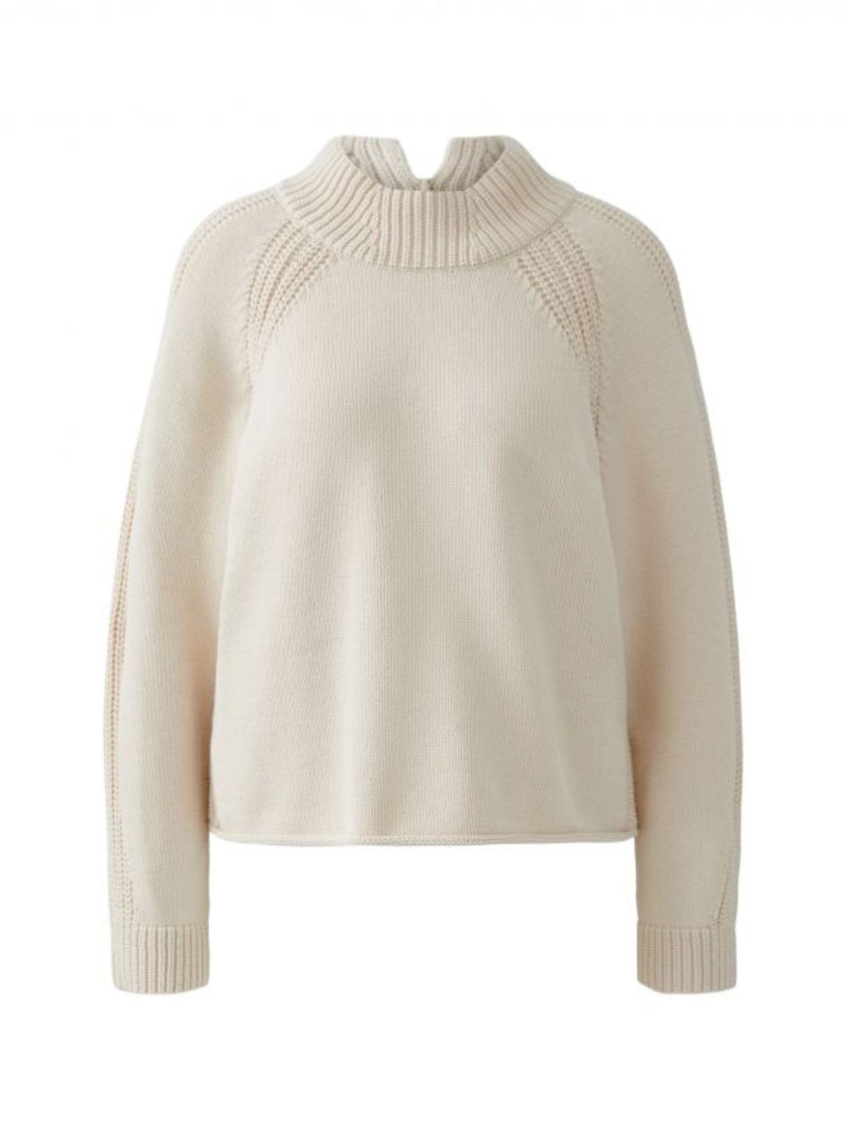 Pullover burro in caldo cotone