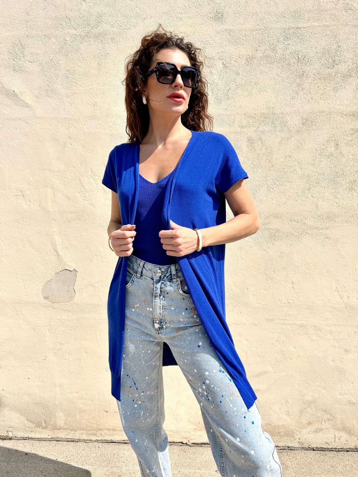 Gilet in viscosa