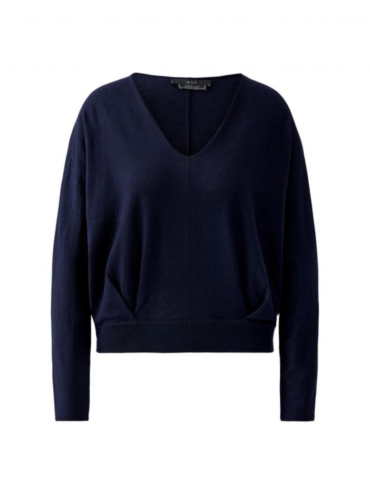 Maglia scollo a V blu