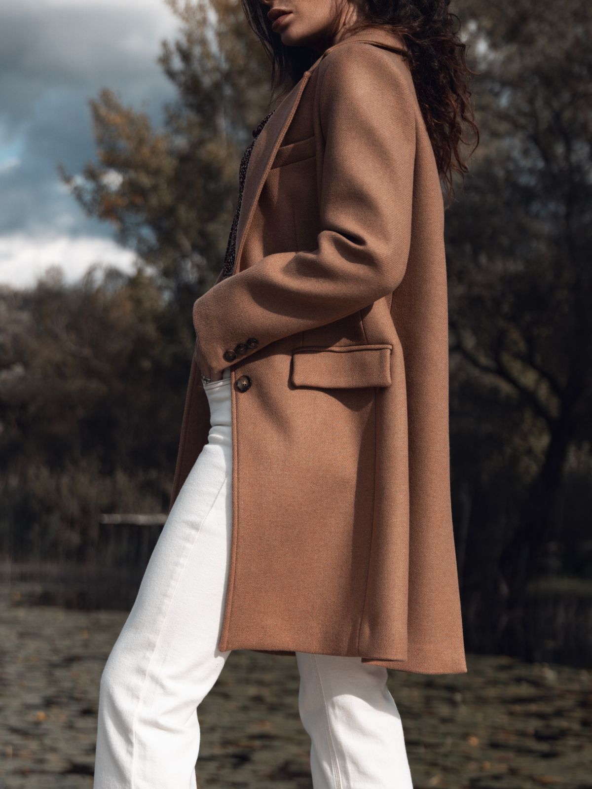 Cappotto cammello in lana