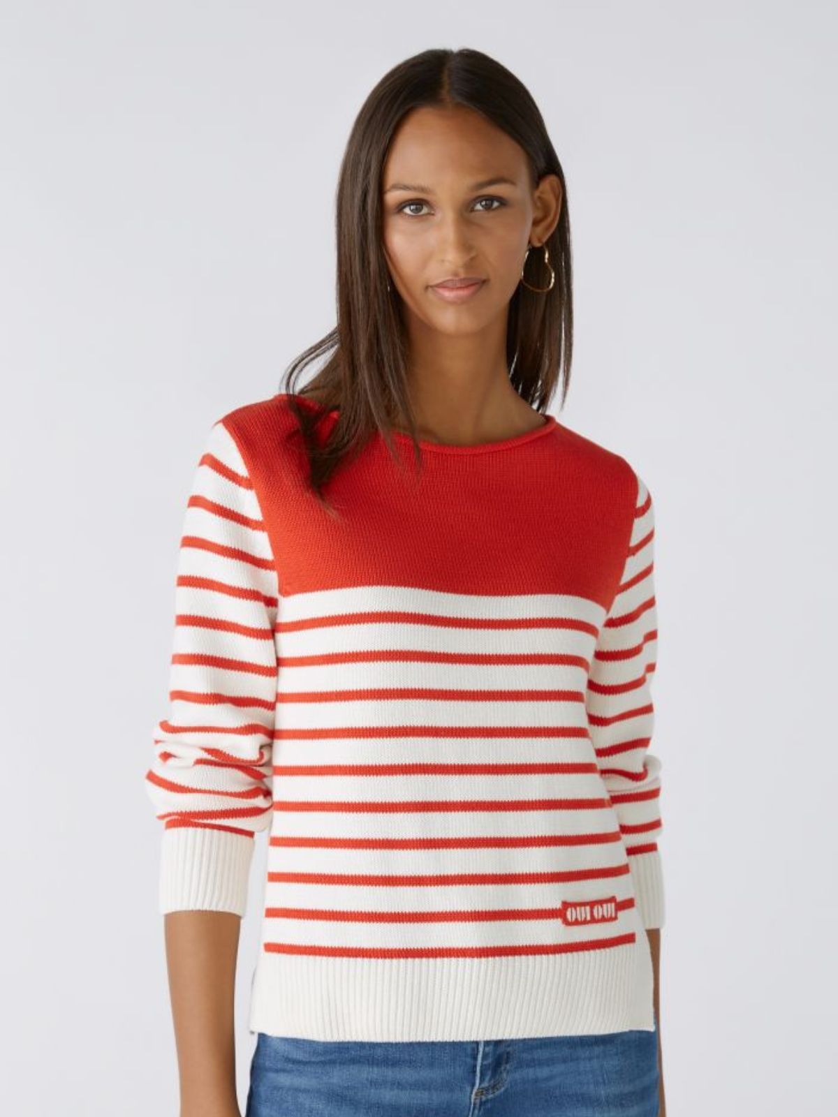 Maglia a righe con cuore