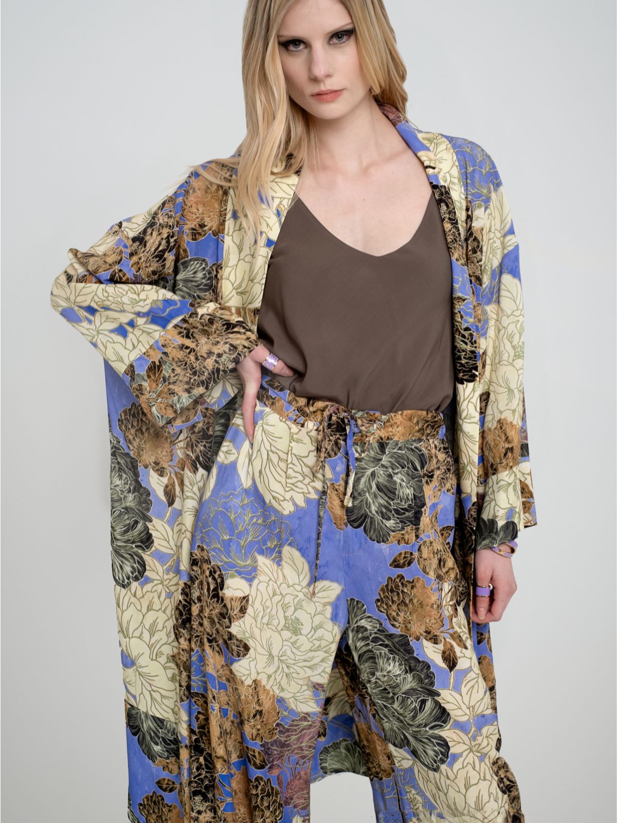 Pantalone kimono fantasia