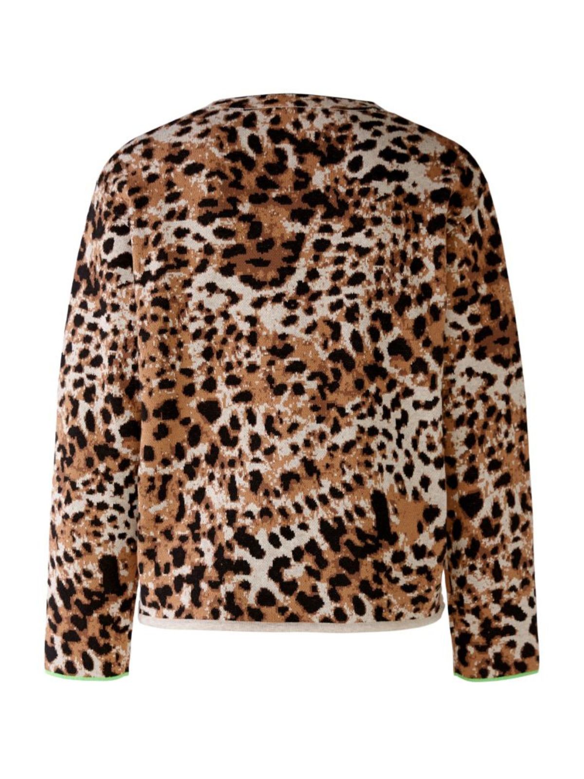 Maglione maculato dal design sportivo