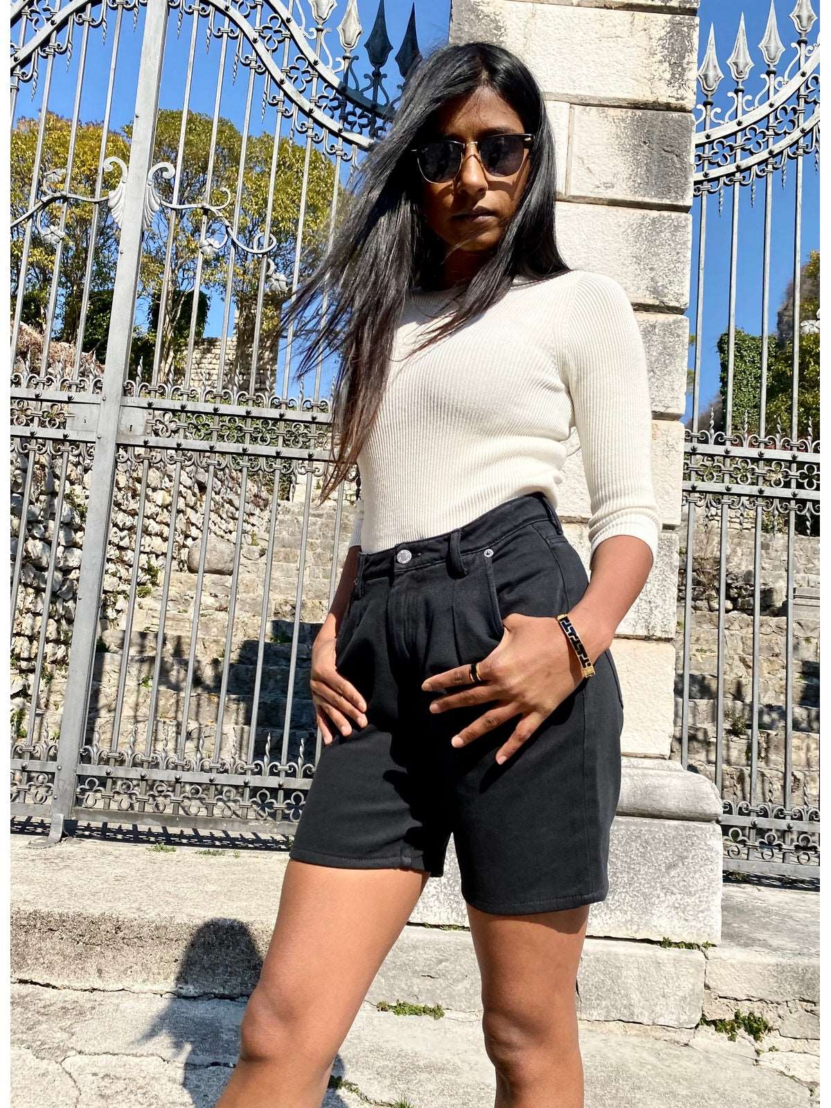 Bermuda in denim