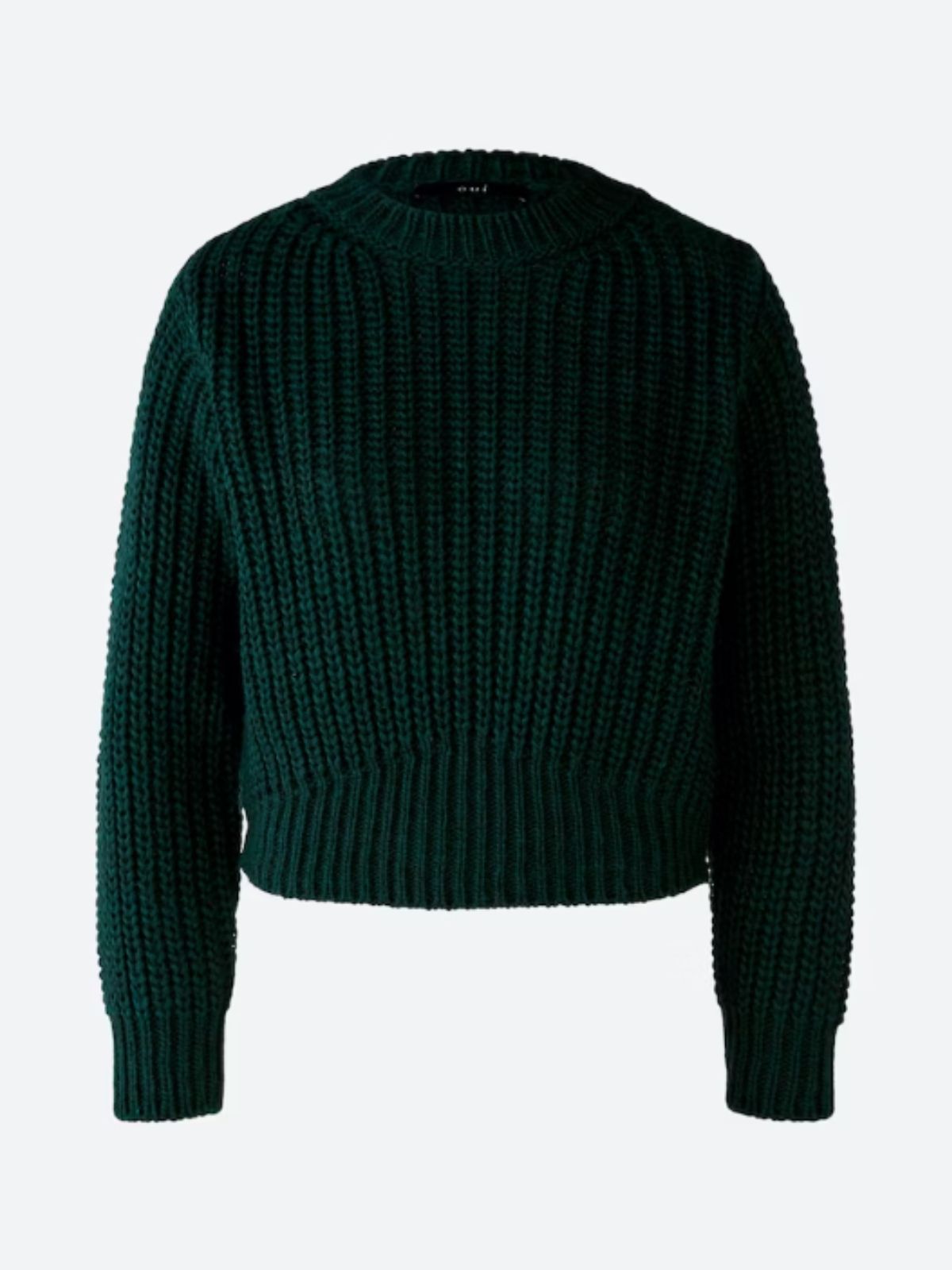 Maglia a coste in lana e alpaca