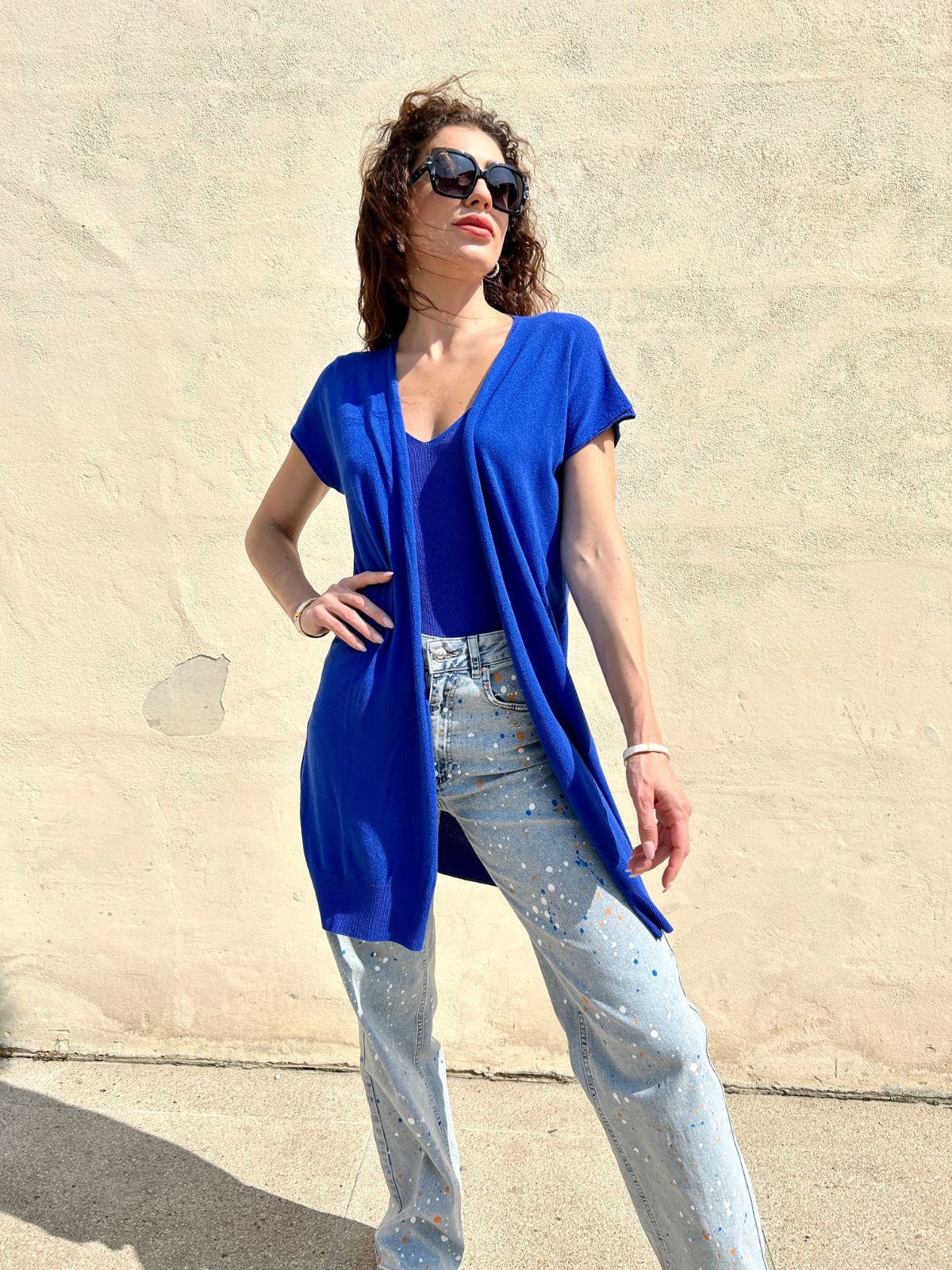 Gilet in viscosa