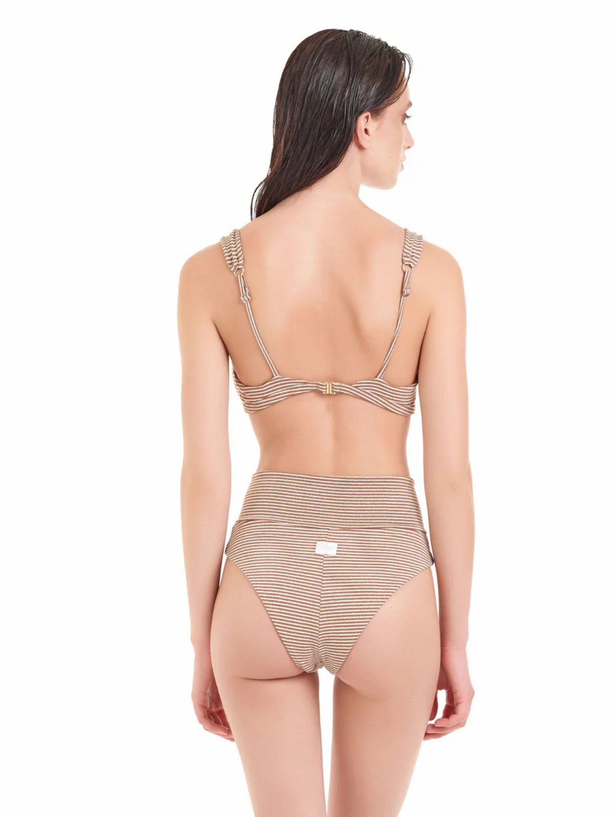 Bikini bralette Cotazur con dettaglio conchiglia in metallo