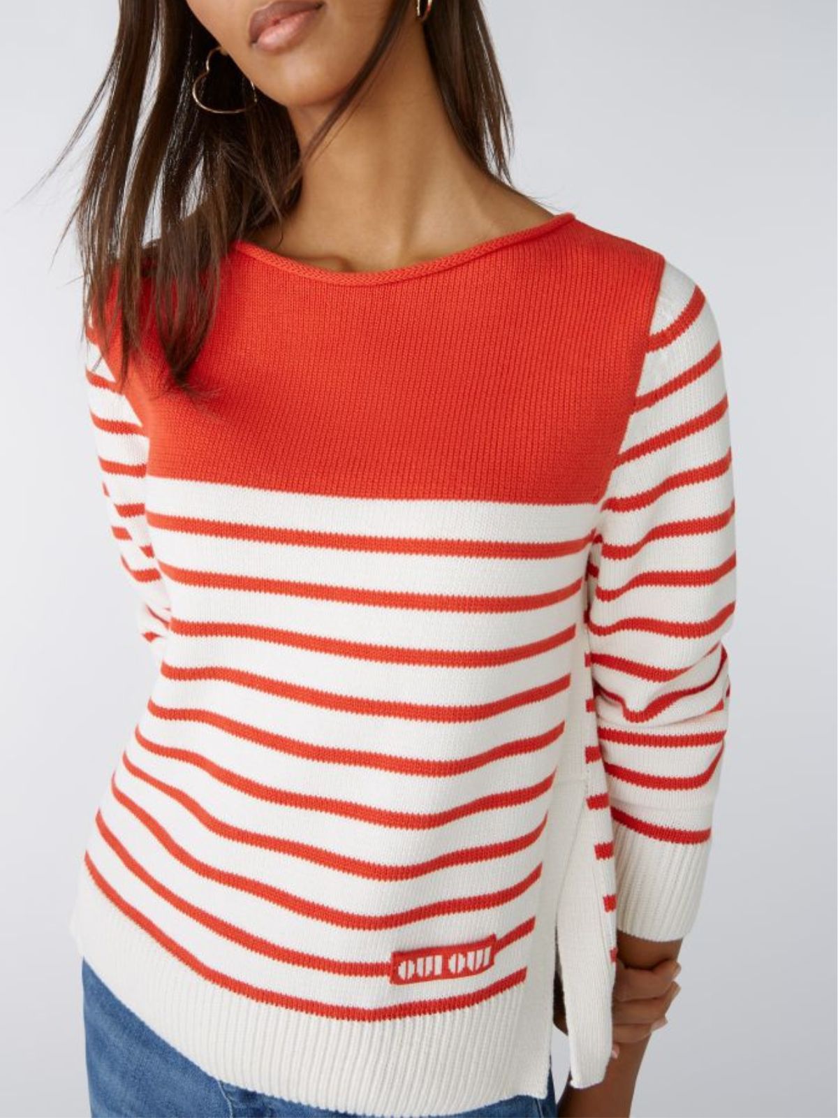 Maglia a righe con cuore