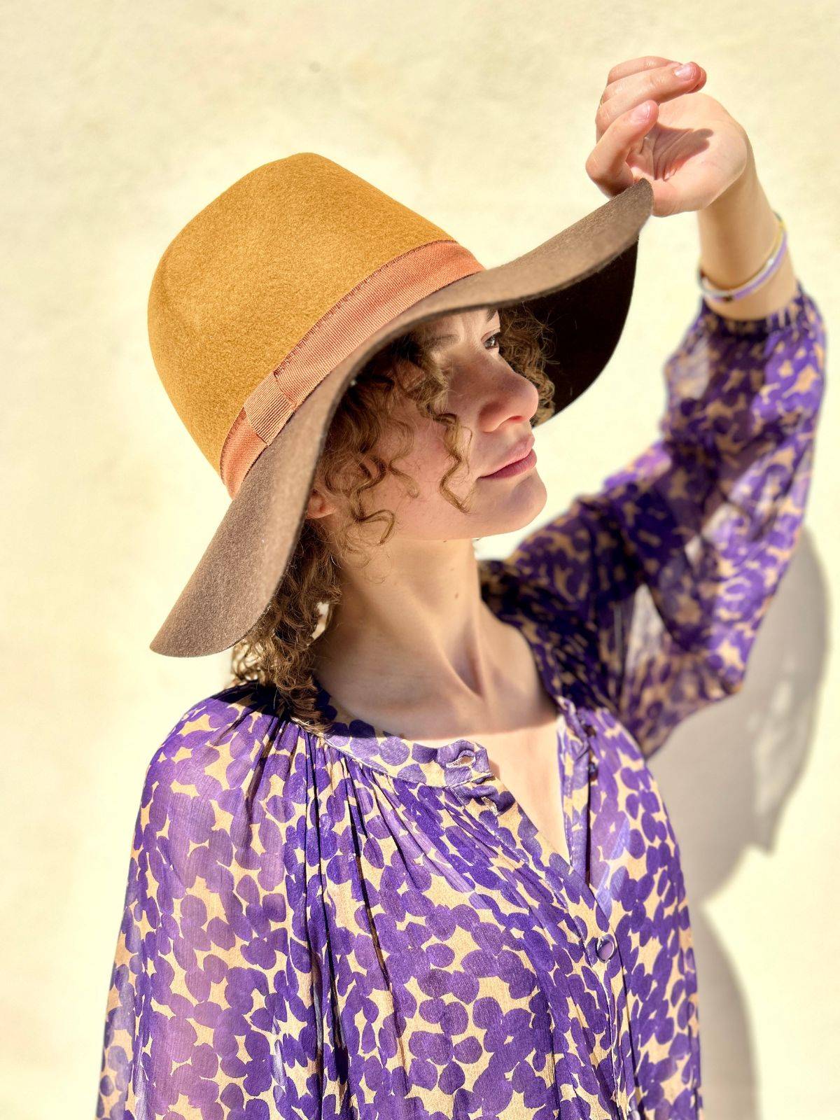 Cappello Bicolore in lana