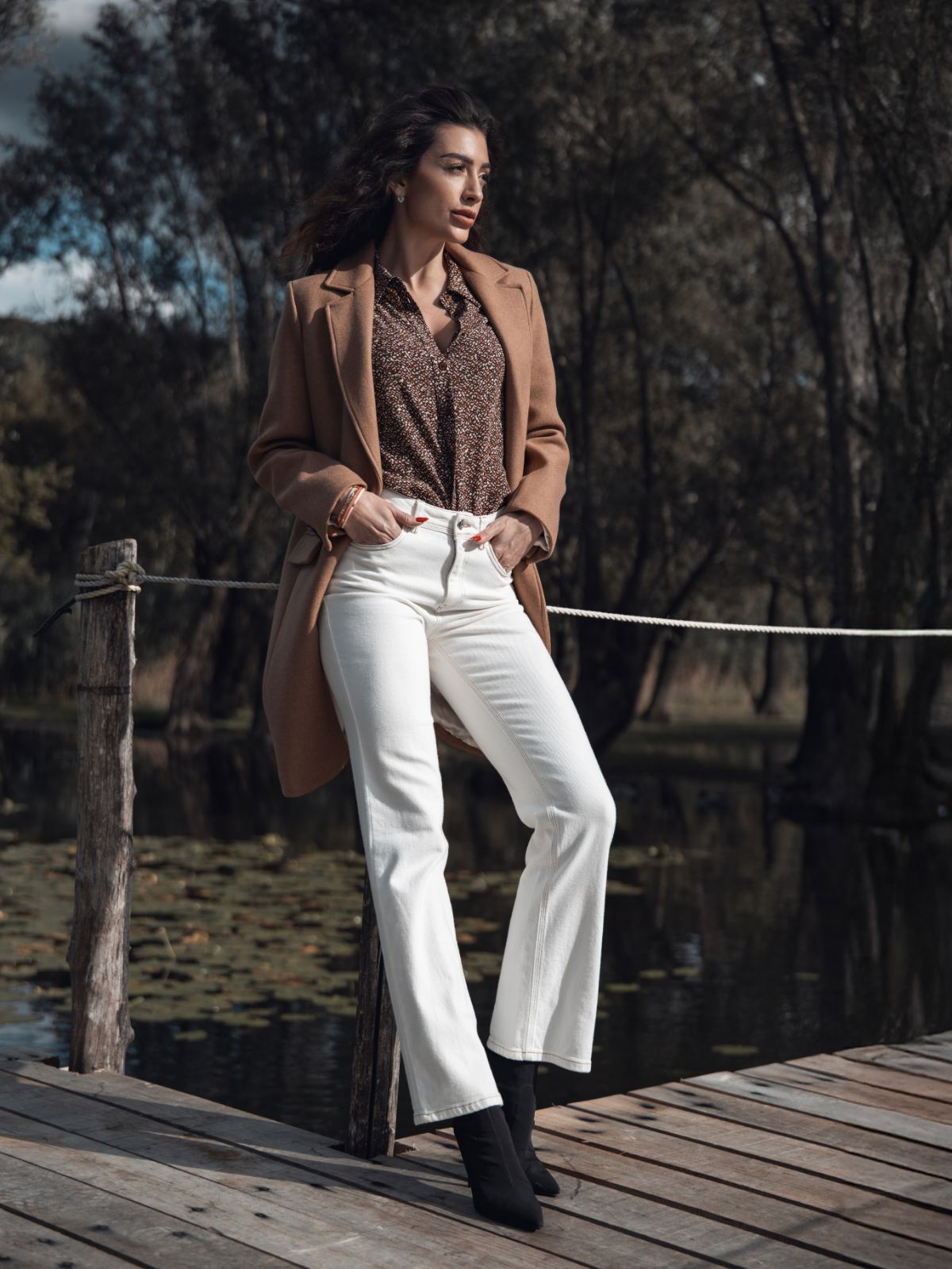 Cappotto cammello in lana