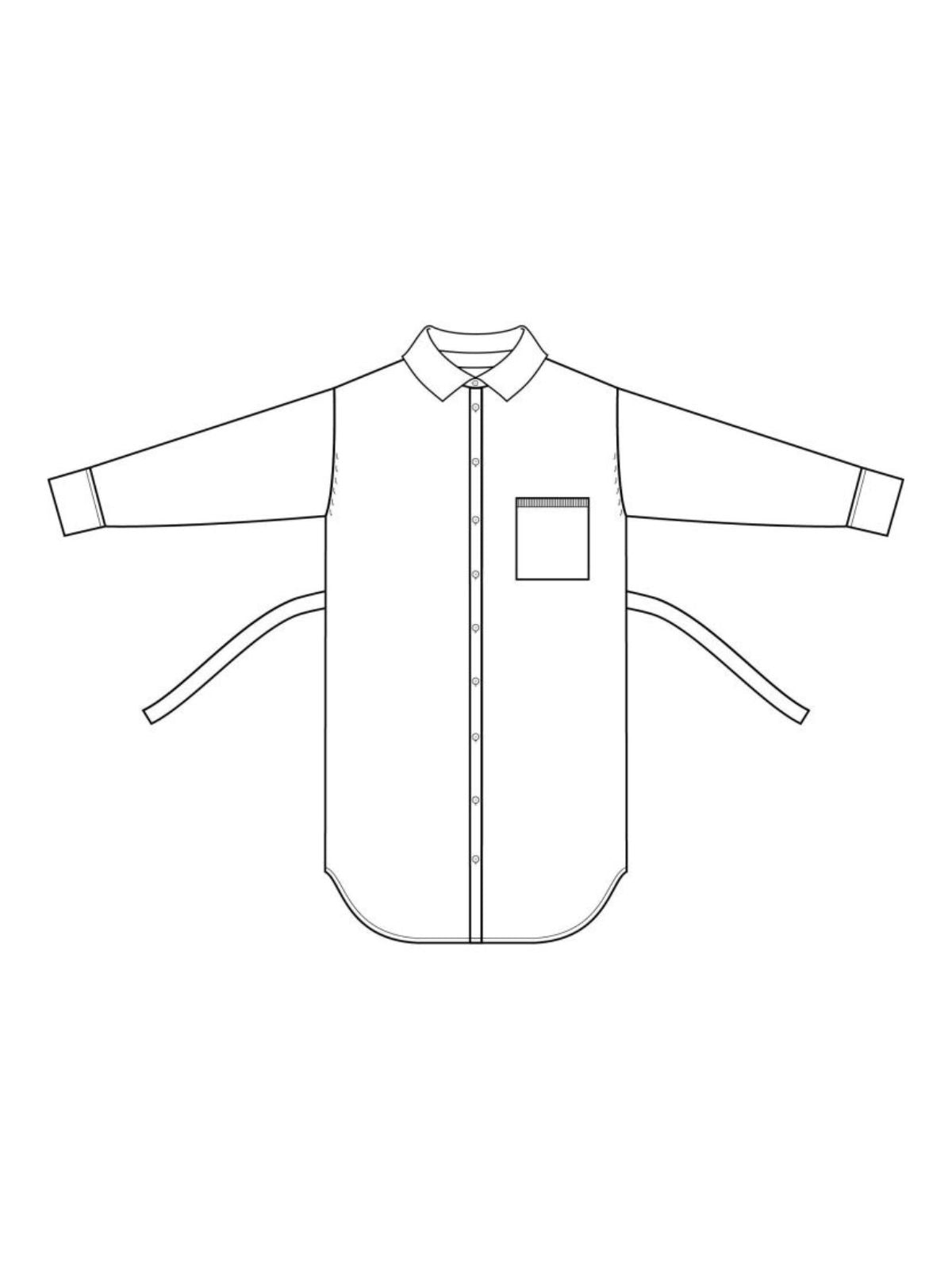 Abito chemisier in maglia