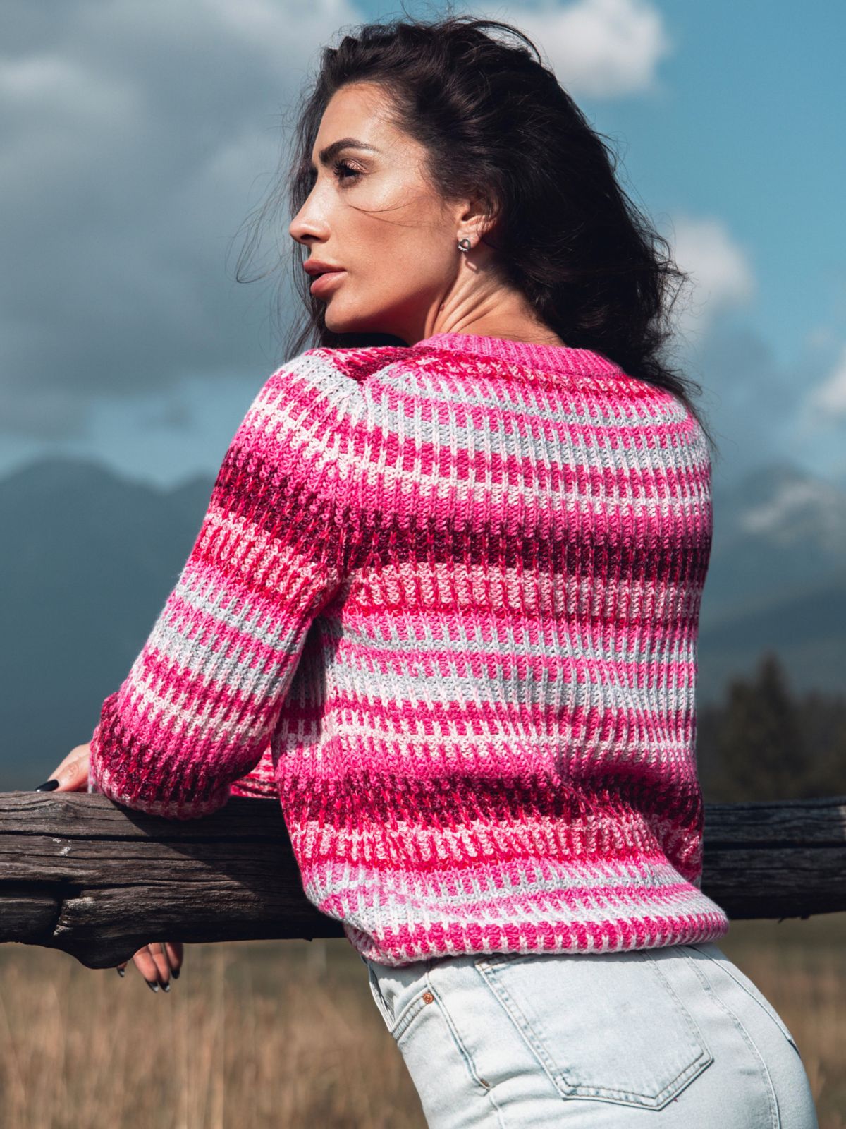 Maglia in caldo cotone jacquard