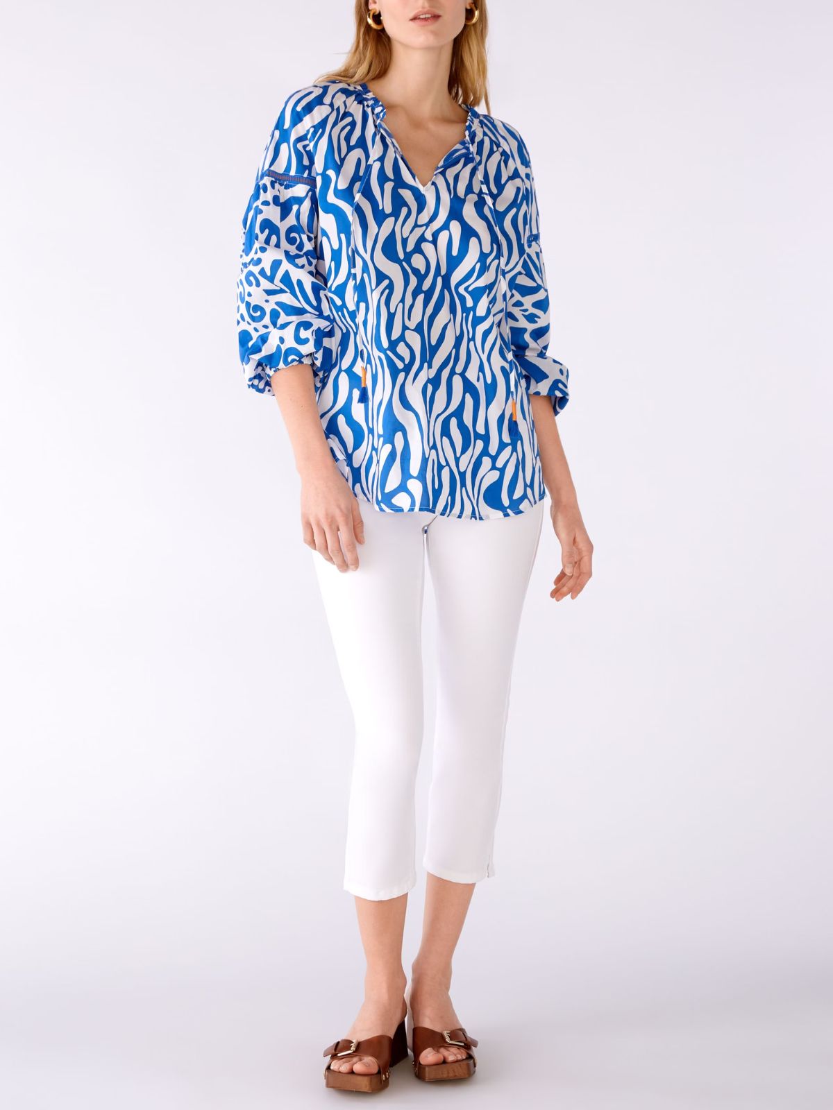 Blusa fantasia in cotone