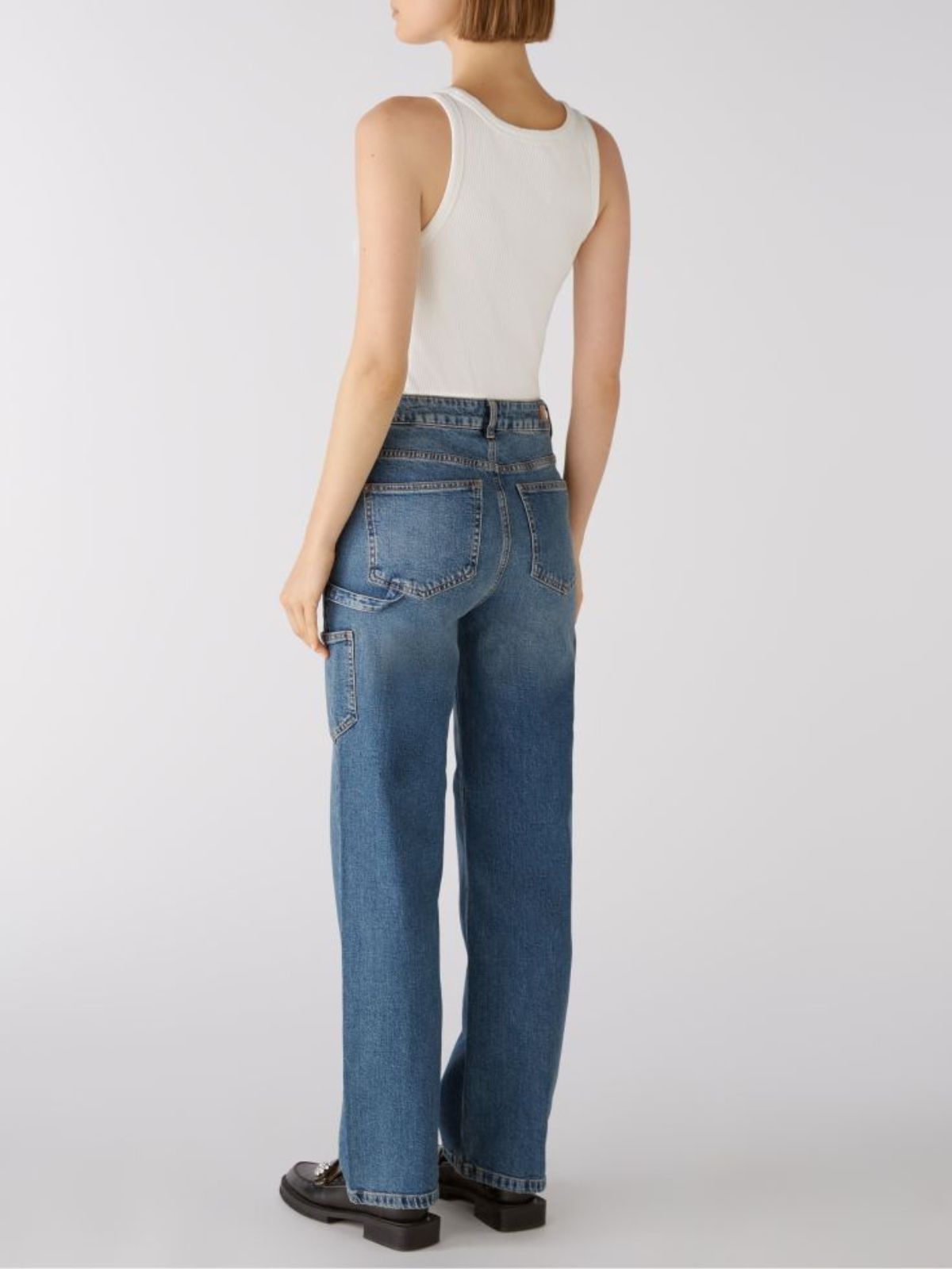 Jeans con dettagli work