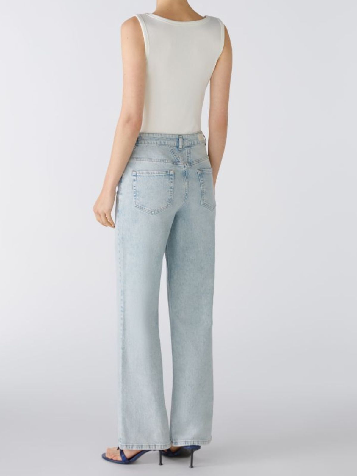 Jeans dalla gamba dritta ecosostenibile