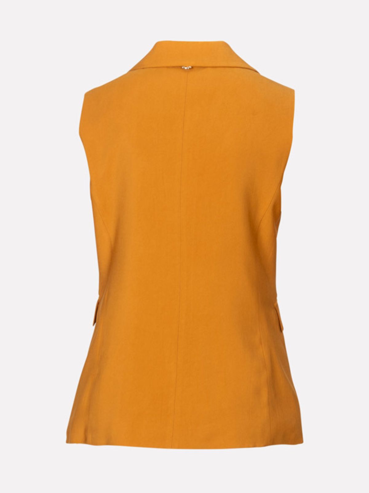 Gilet in viscosa curry