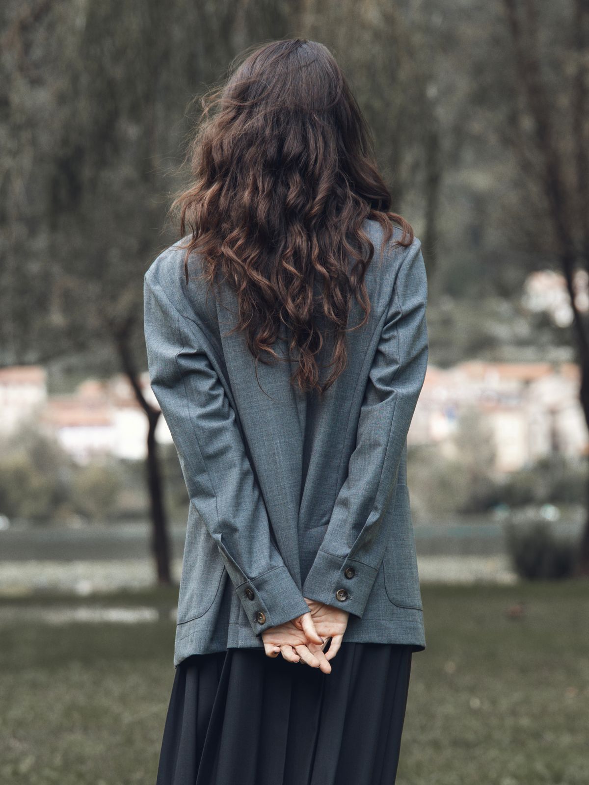 Giacca Camicia Antracite