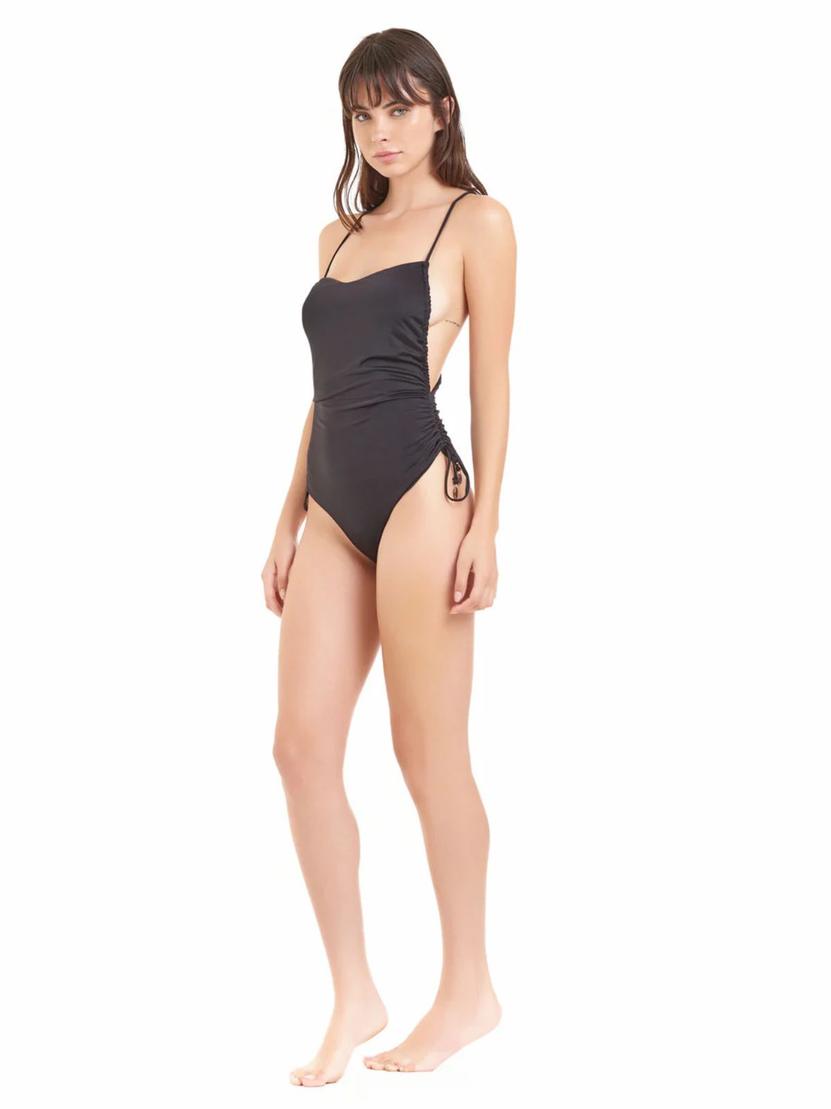 Costume intero Cotazur in lycra effetto drappeggiato