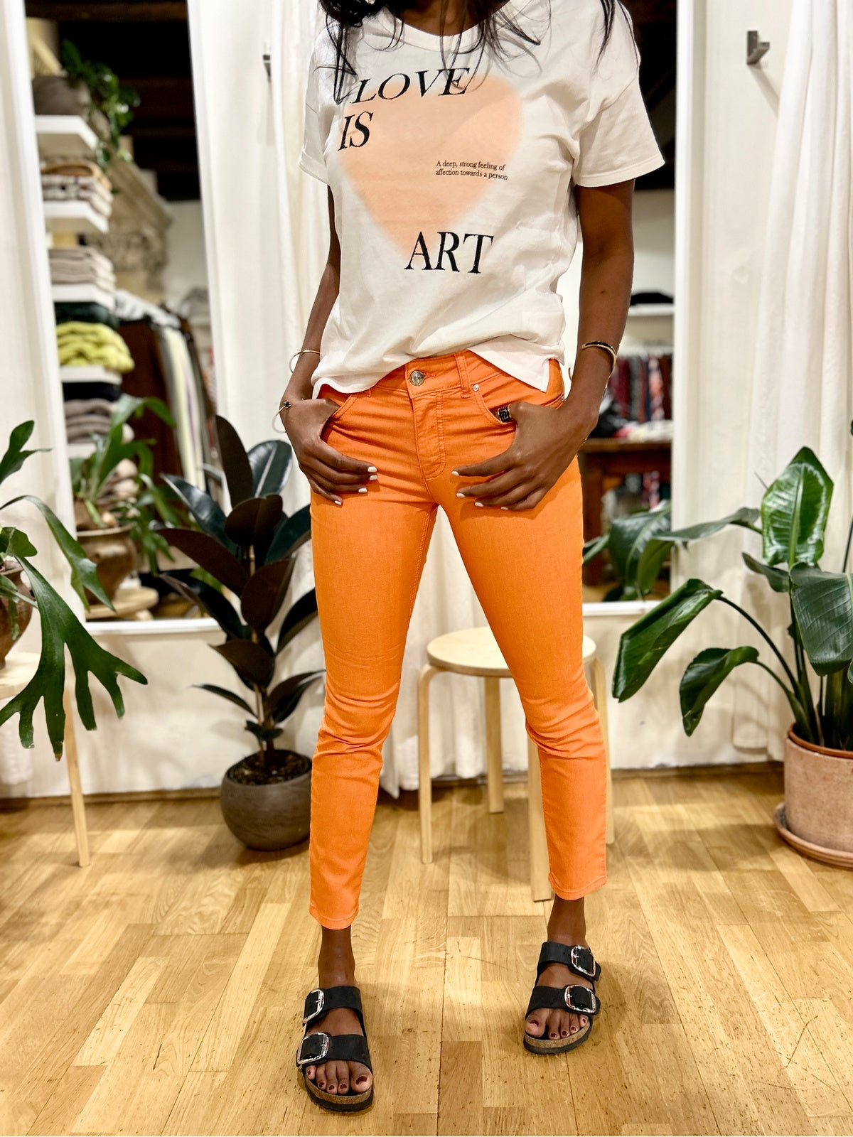 Baxtor jeggings arancione