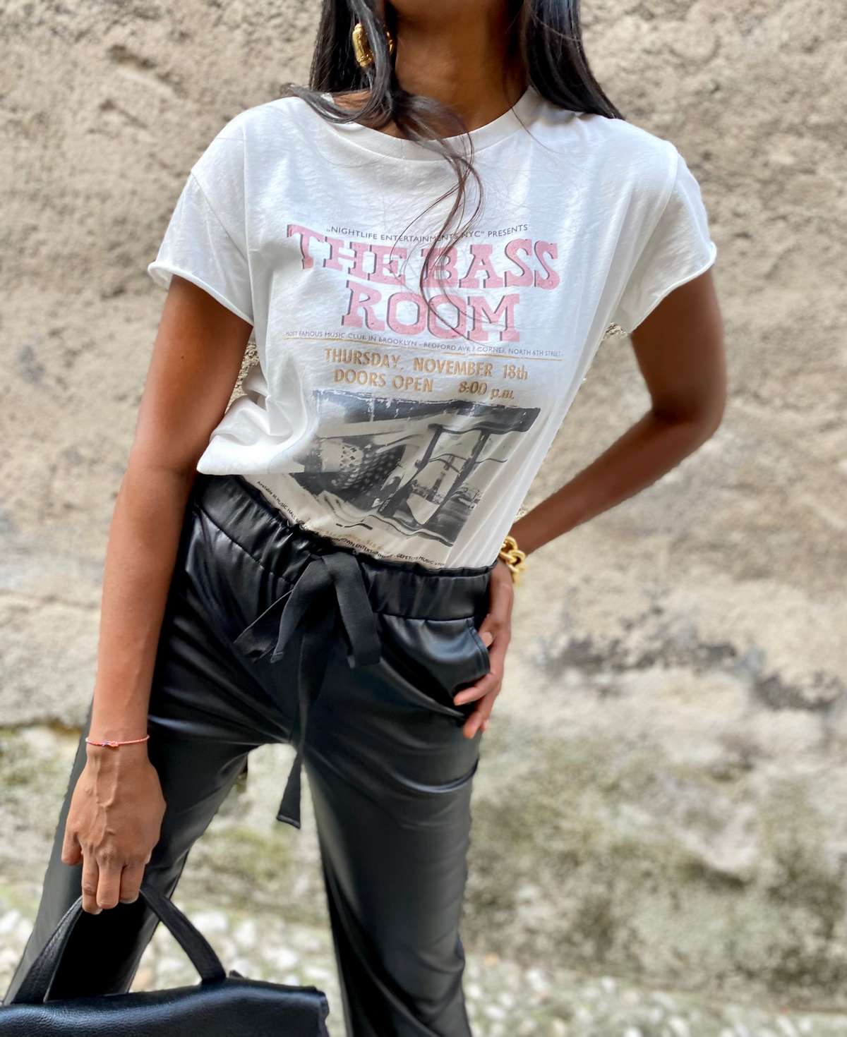 T-shirt stampata "The bass room"