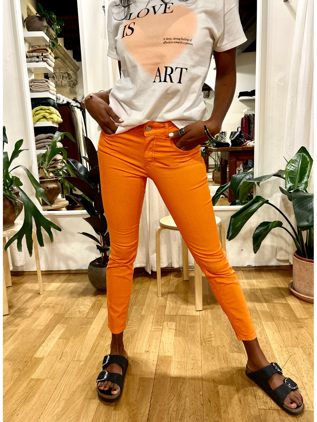 Baxtor jeggings arancione