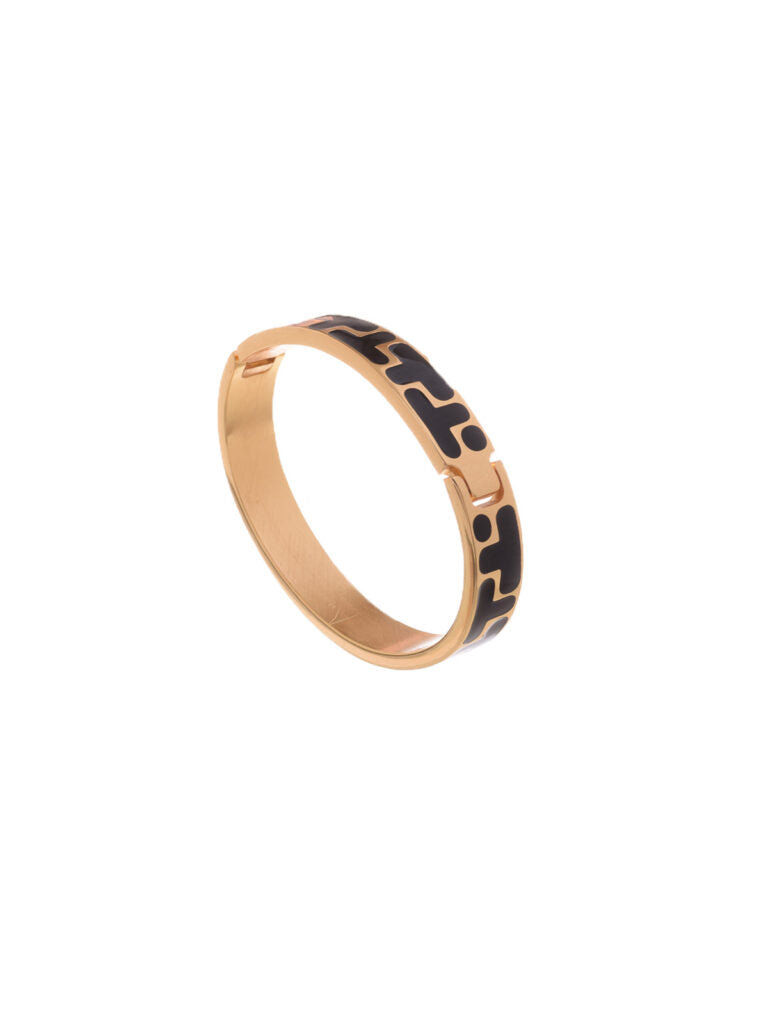 Bracciale mini chiuso greca fucsia