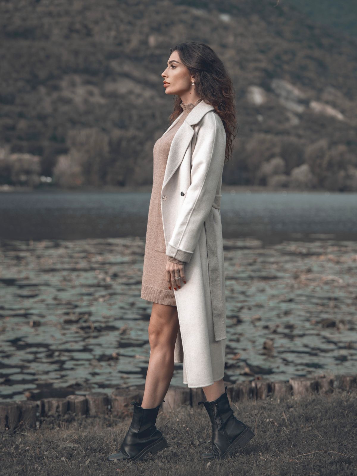 Cappotto misto cashmere