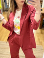 Giacca rossa in cotone