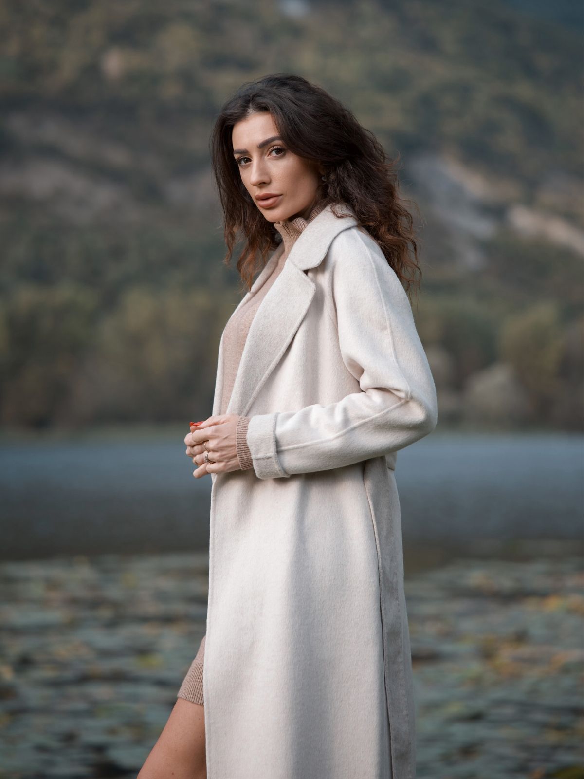 Cappotto misto cashmere