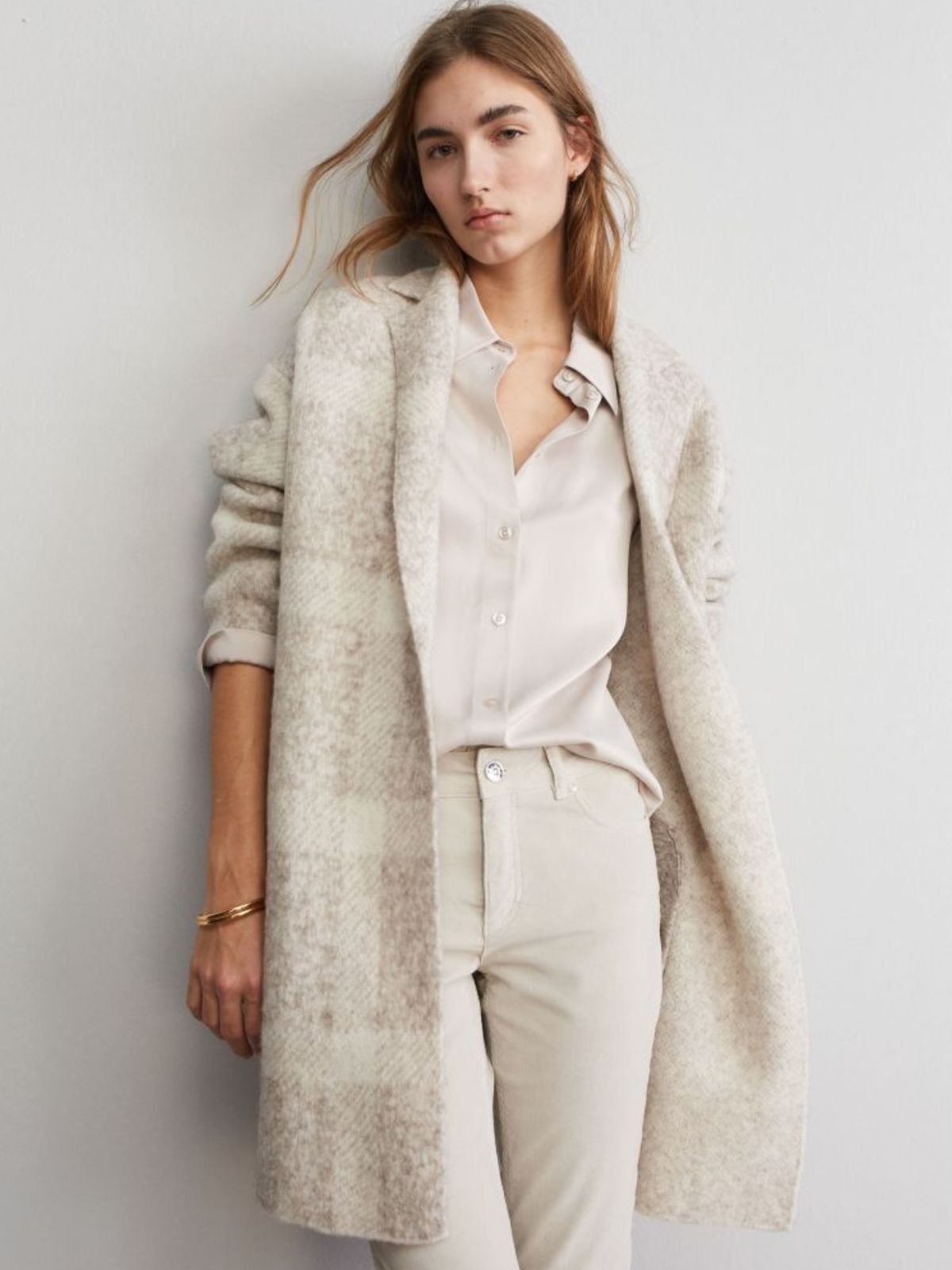 Camicia grigia in satin