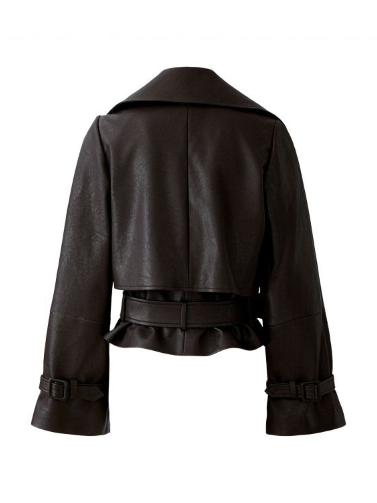 Giubbino in pelle testa di moro