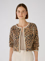 Cardigan corto maculato