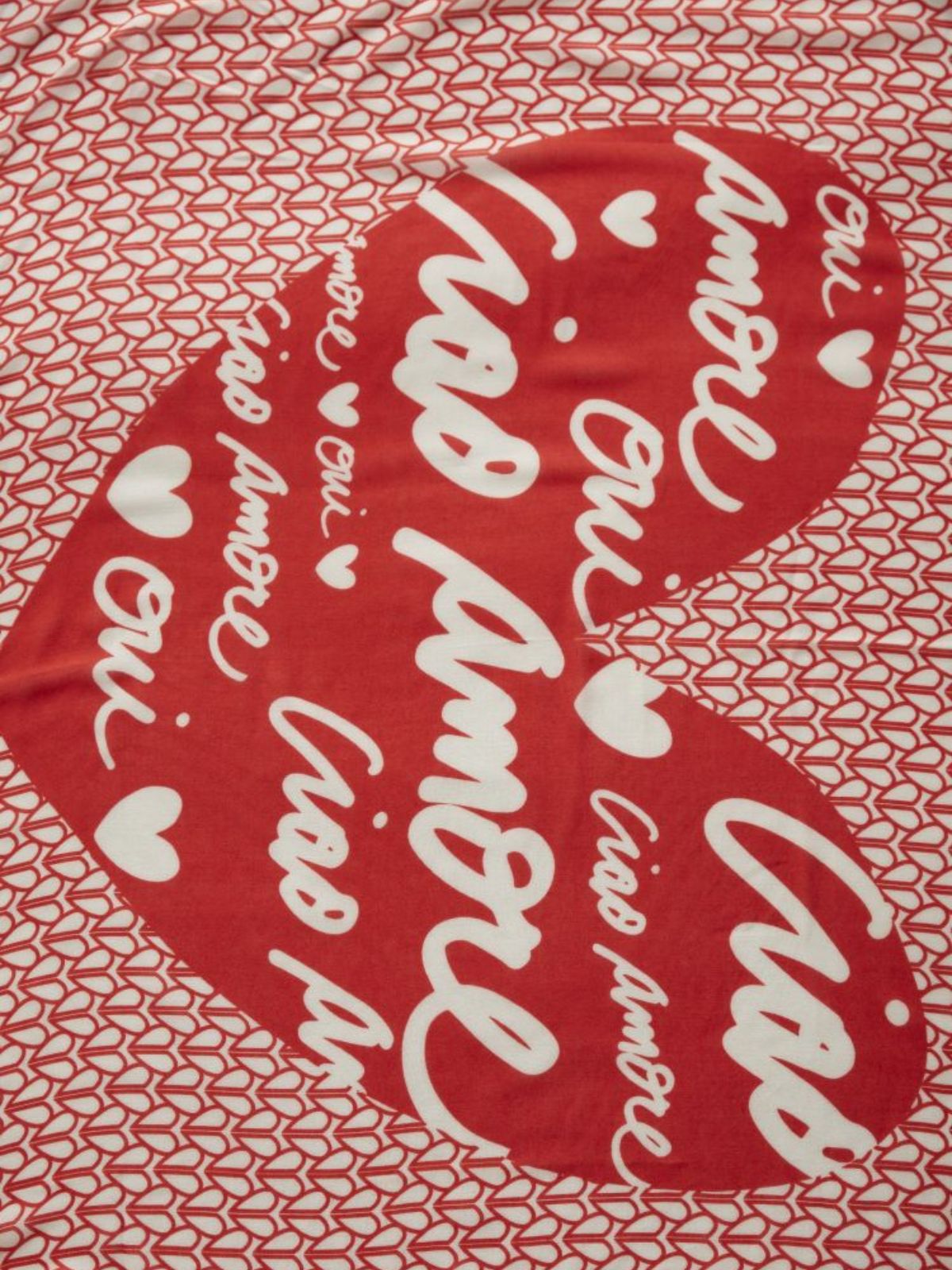 Pashmina in viscosa &quot;Ciao amore&quot;