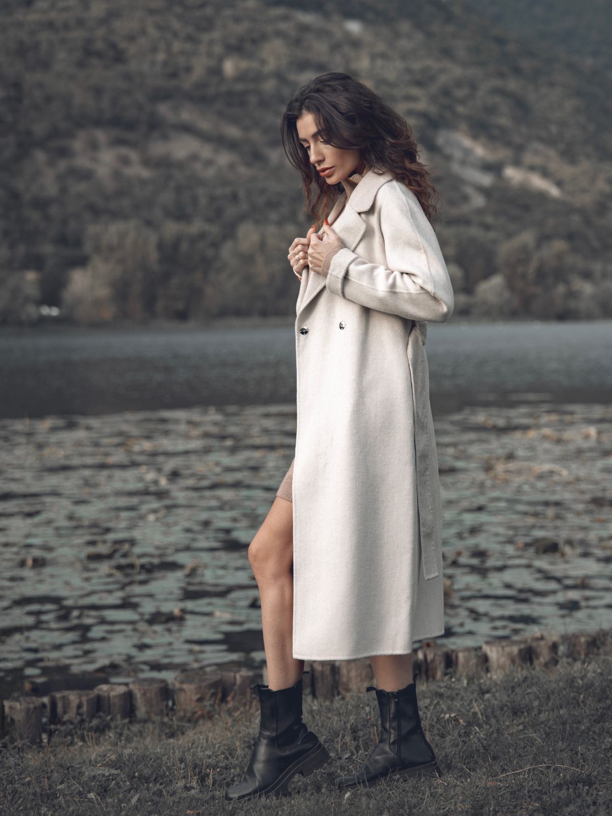 Cappotto misto cashmere