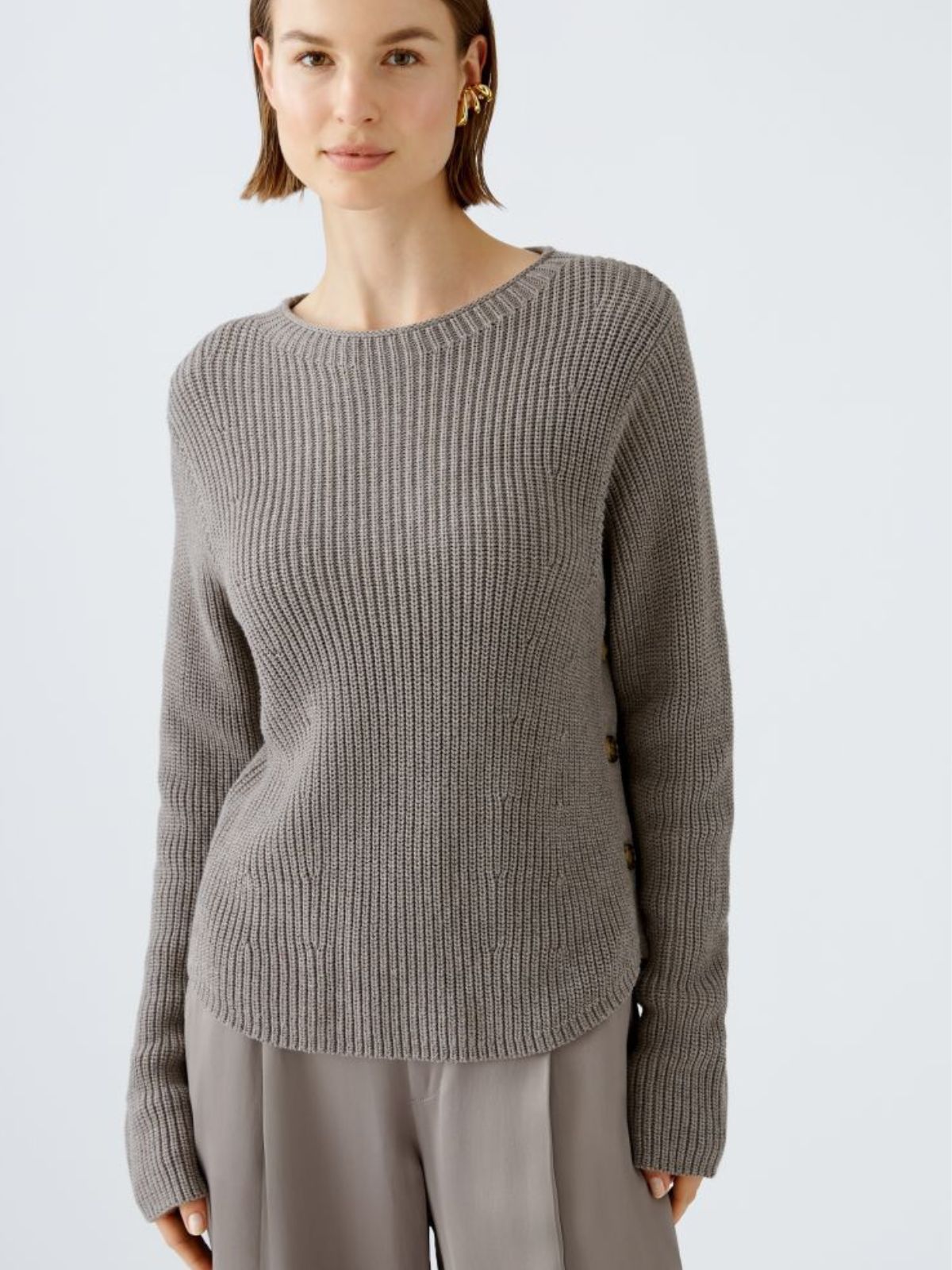 Maglia con abbottonatura laterale