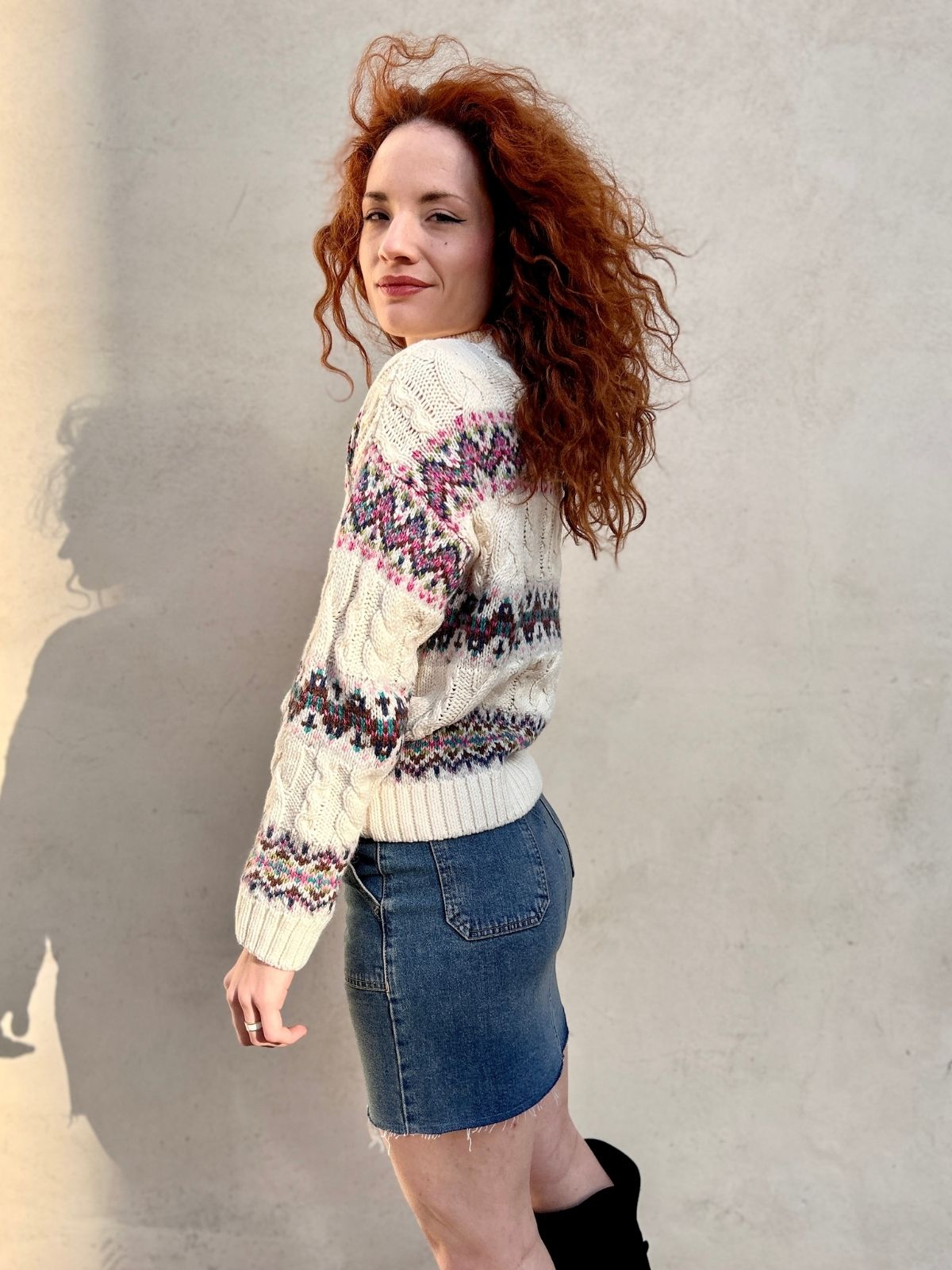 Maglia norvegese a trecce