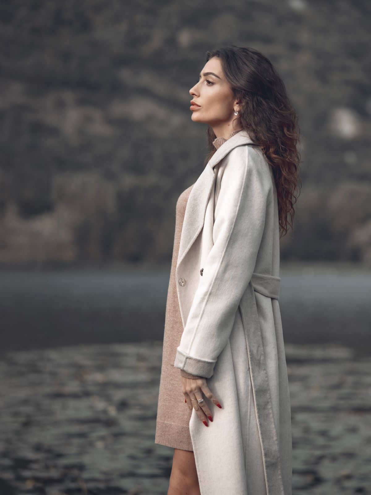 Cappotto misto cashmere