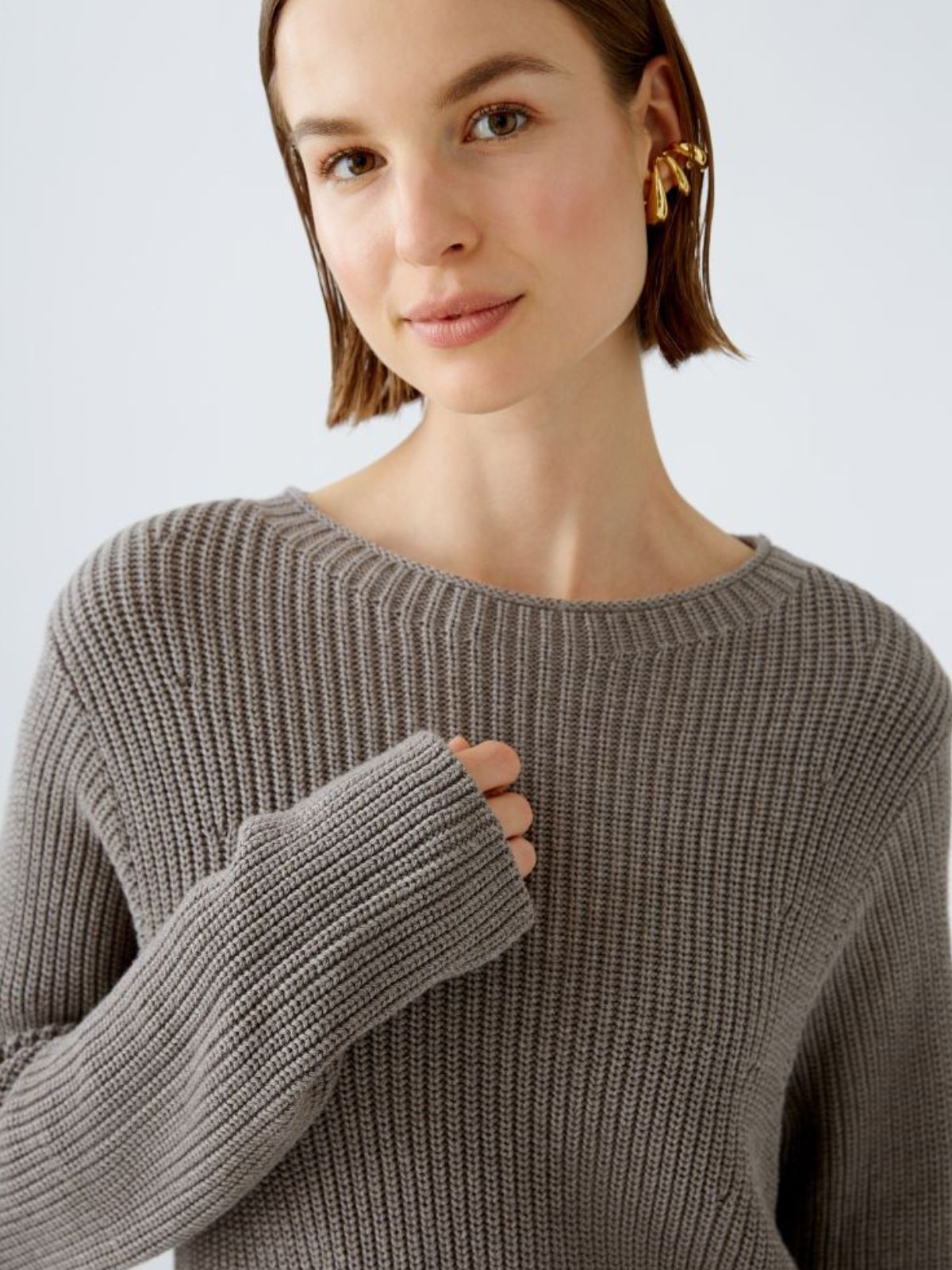 Maglia con abbottonatura laterale