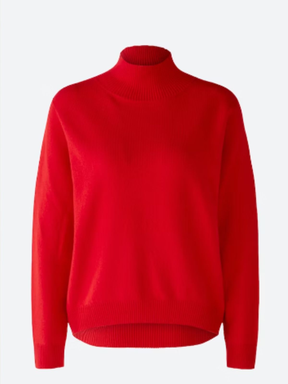 Maglia collo alto rossa