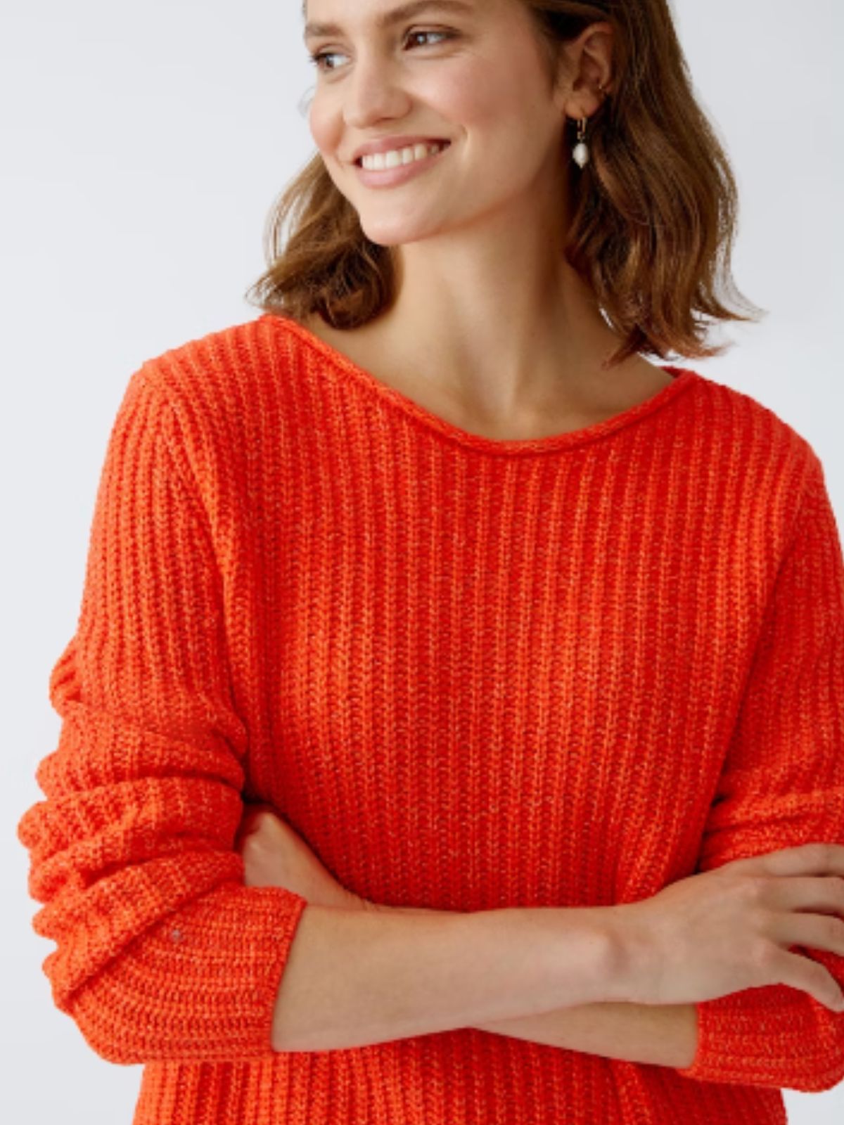 Maglia in caldo cotone girocollo