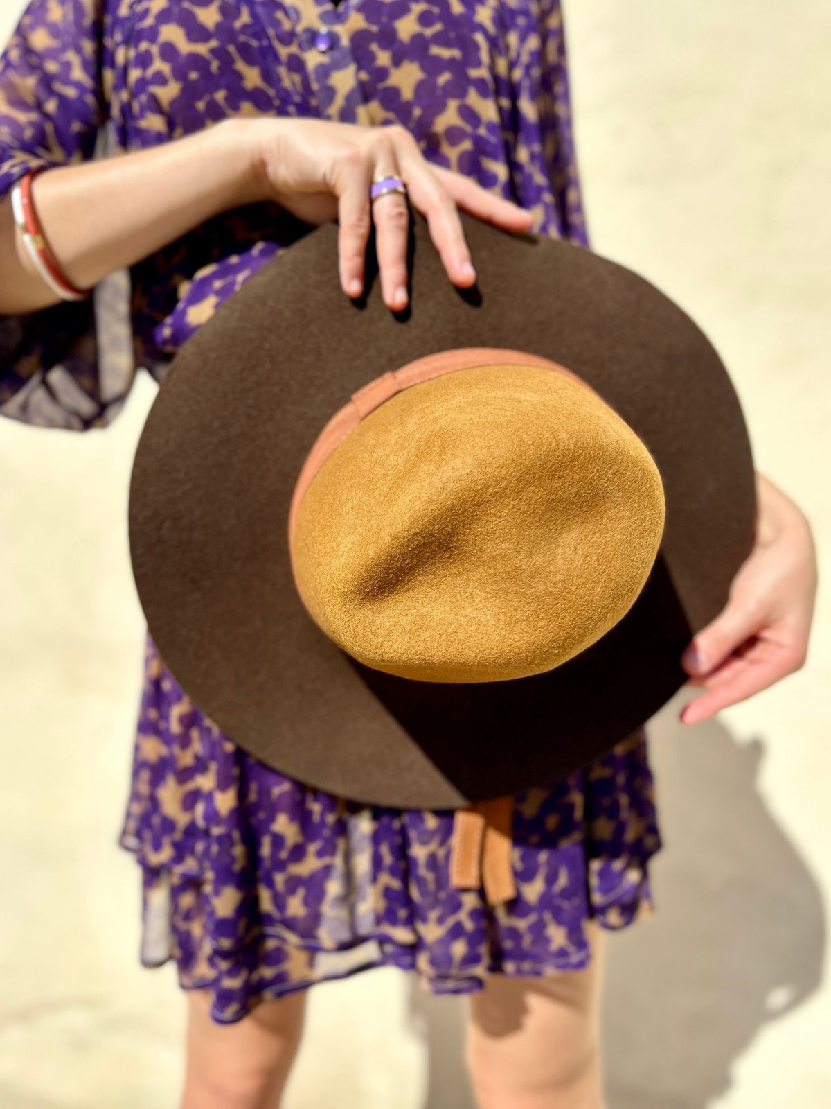 Cappello Bicolore in lana
