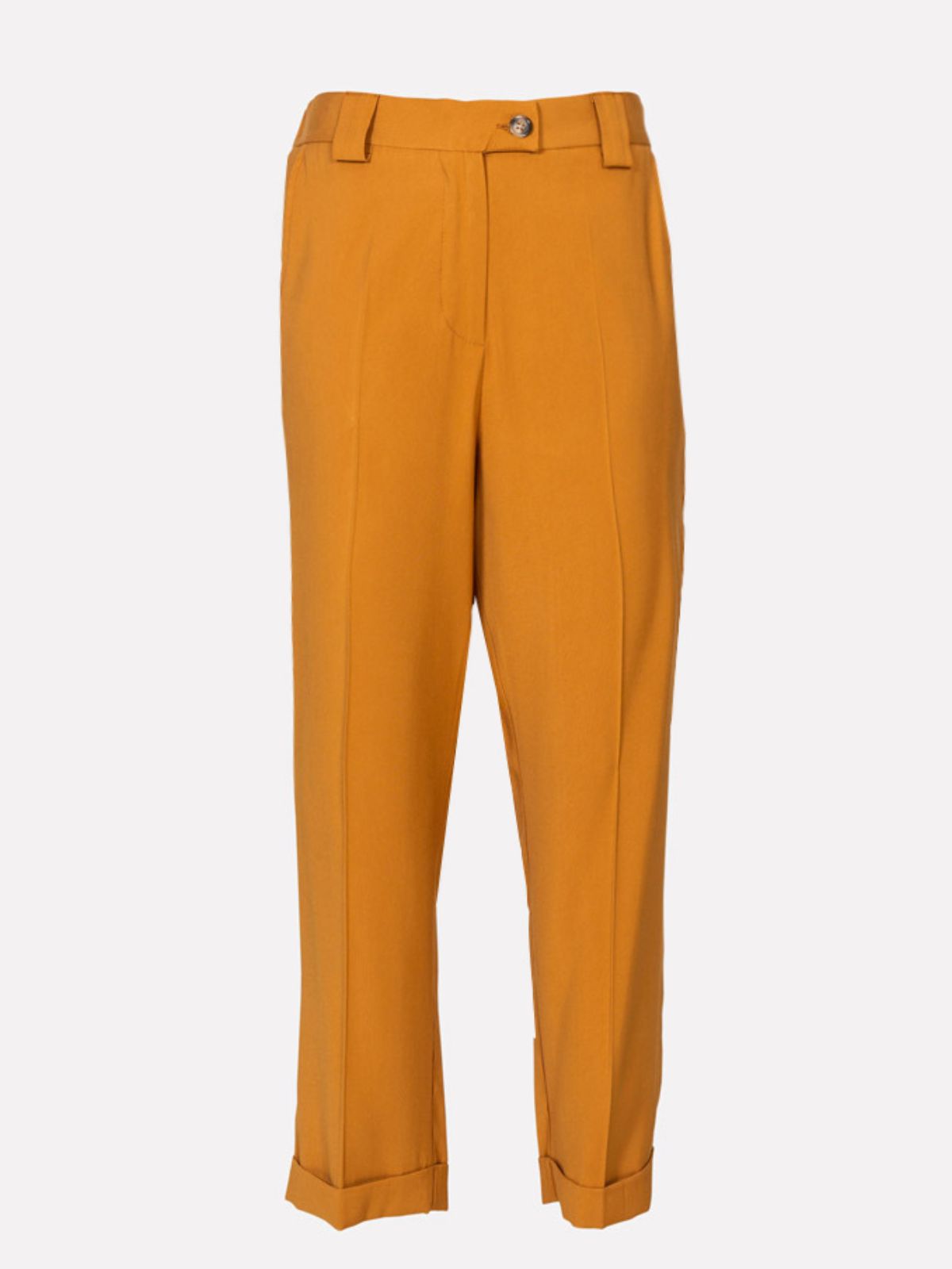 Pantalone in viscosa curry