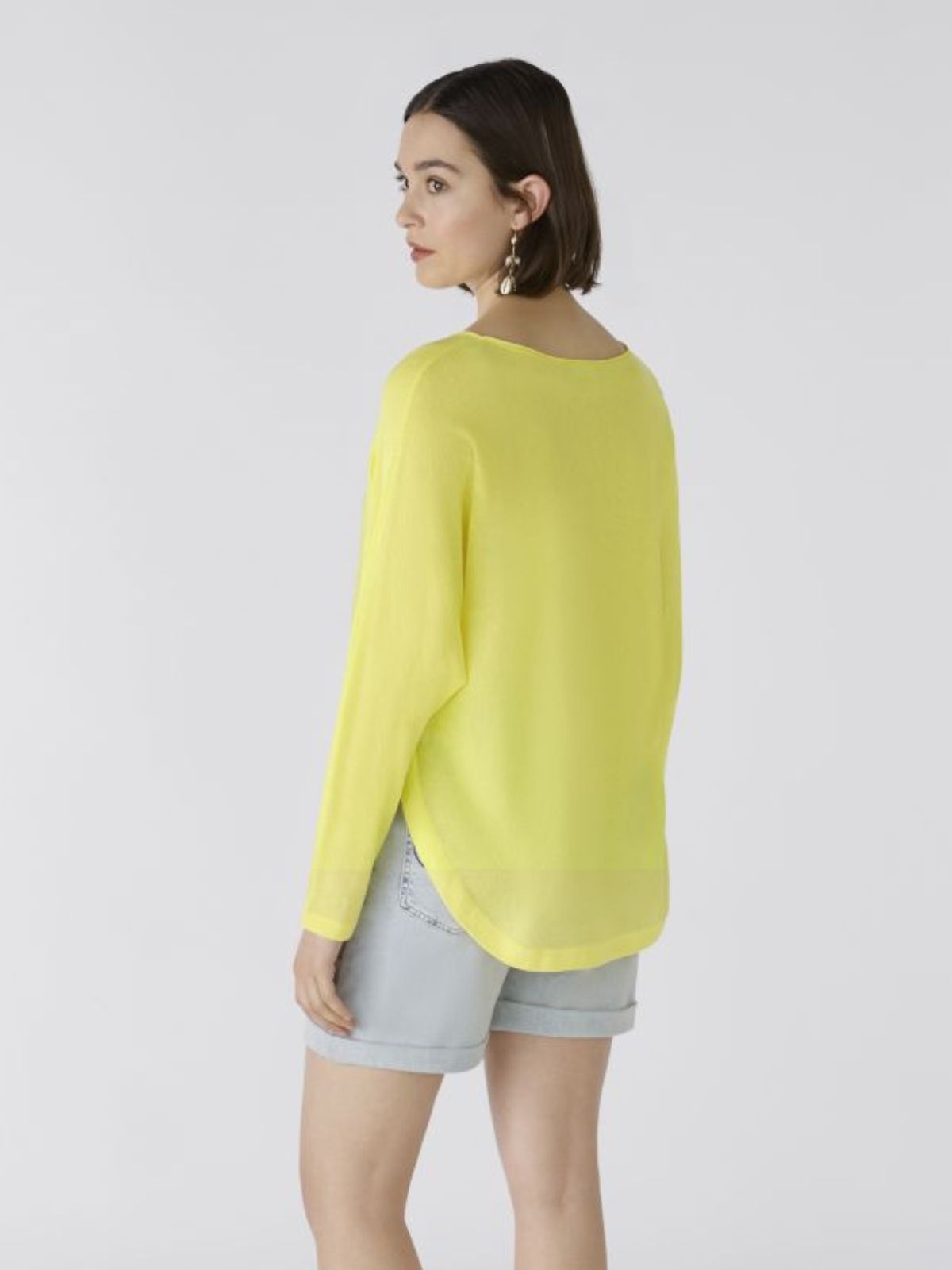 Maglia estiva oversize gialla
