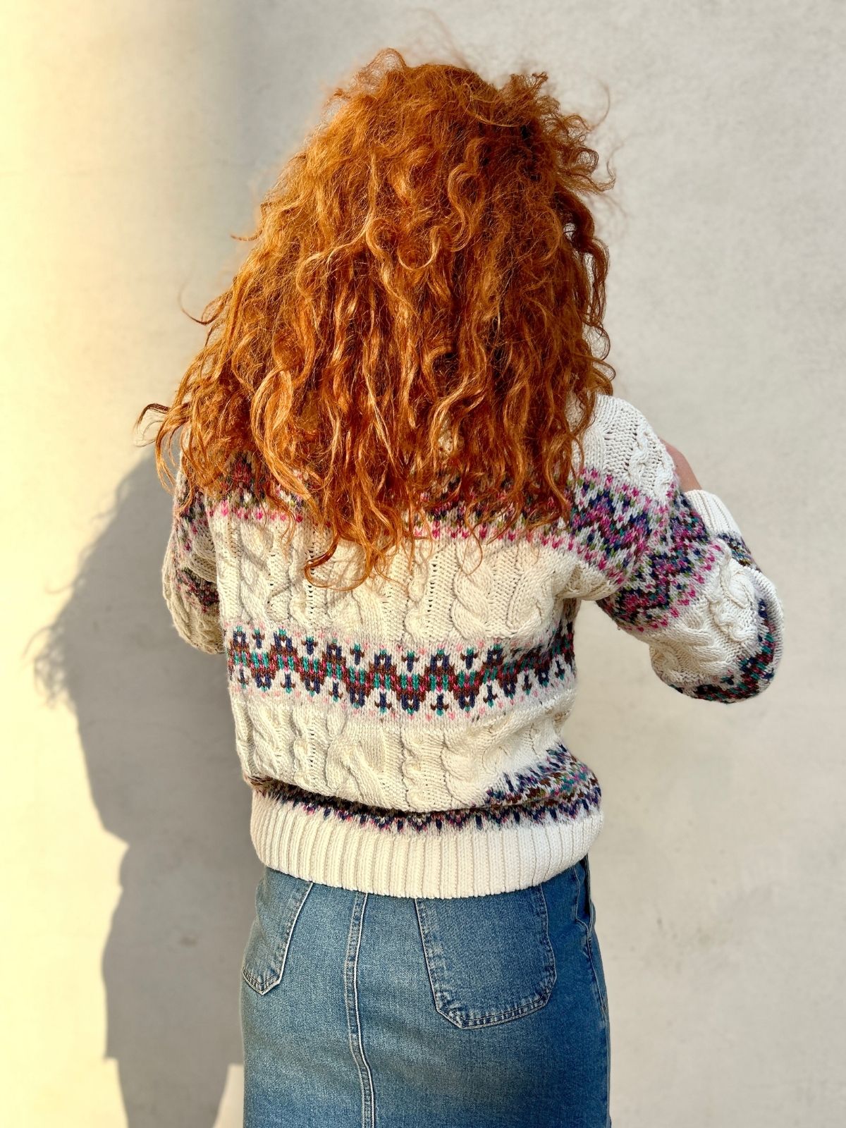 Maglia norvegese a trecce
